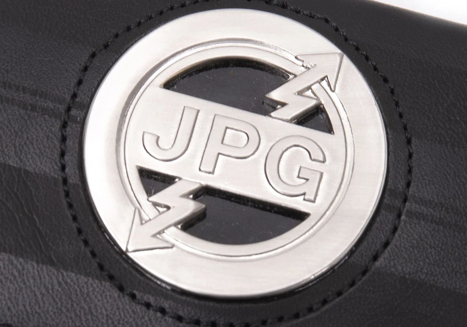 Jean Paul Gaultier Aroma Mark Plate Key Case in Black and Silver Size ONE SIZE - 5 Thumbnail