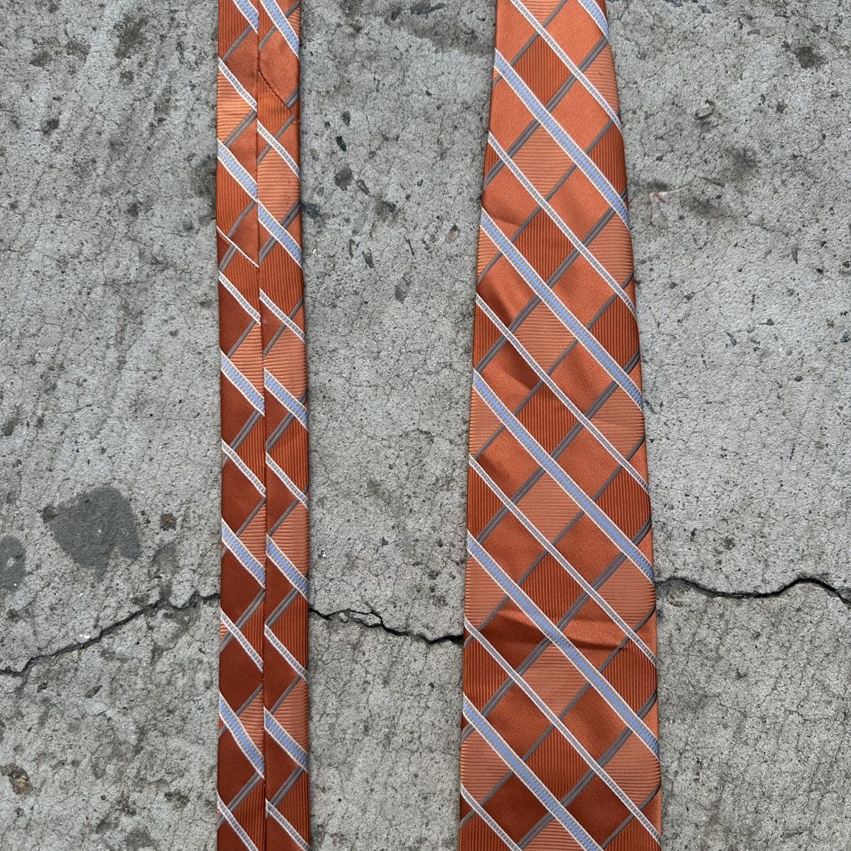 Michael Kors Luxury Michael Kors Tie Silk Old Money Orange Size ONE SIZE - 9 Thumbnail