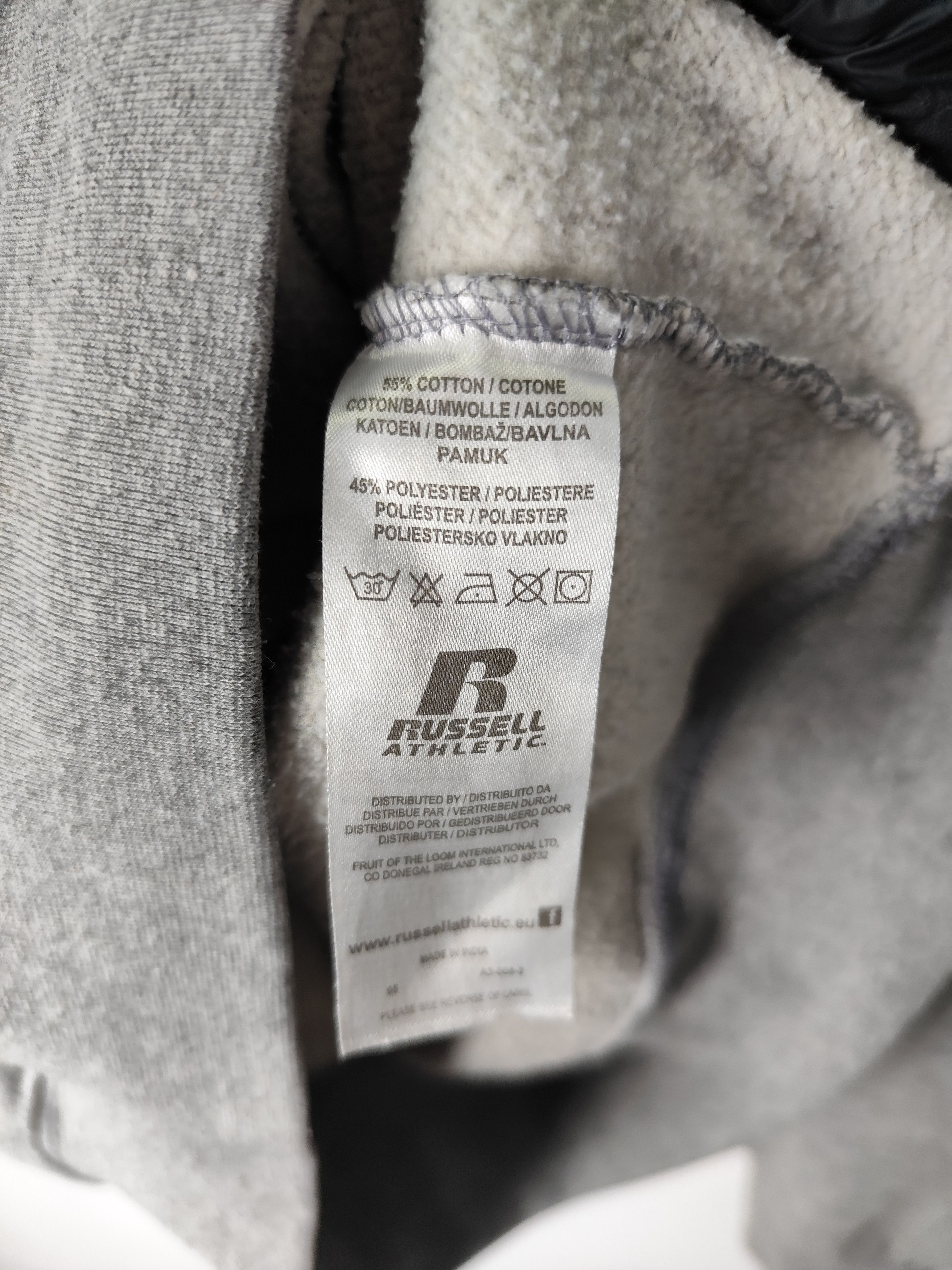 Vintage streetwear oversized Y2K hoodie Russel Authentic