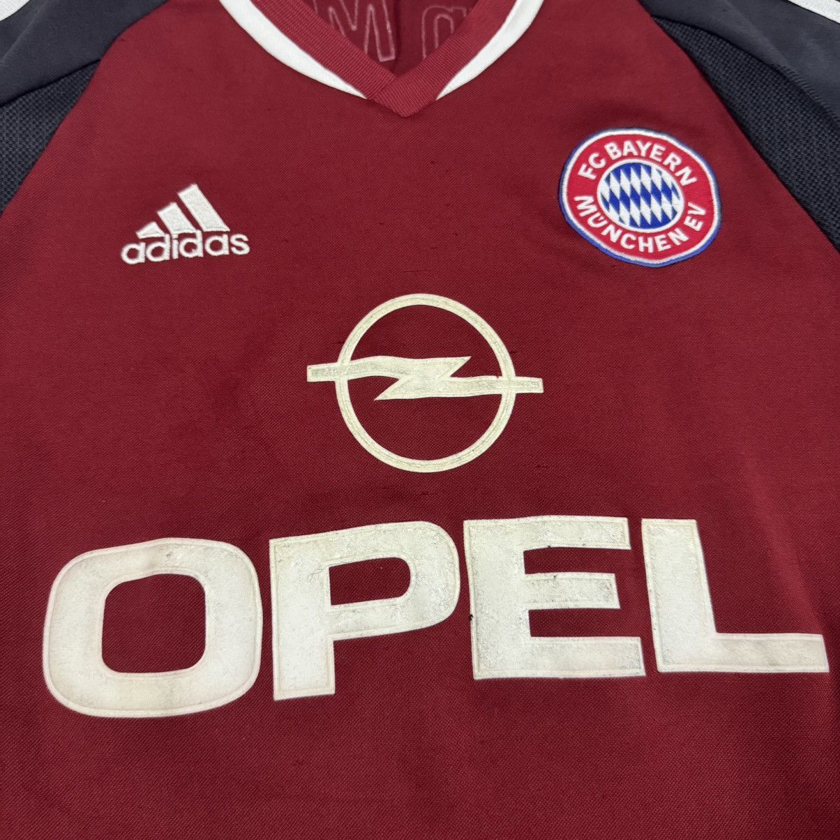 Adidas Vtg🔥2001-2002 Home Jersey Bayern Munich Football Club Size US L / EU 52-54 / 3 - 12 Thumbnail