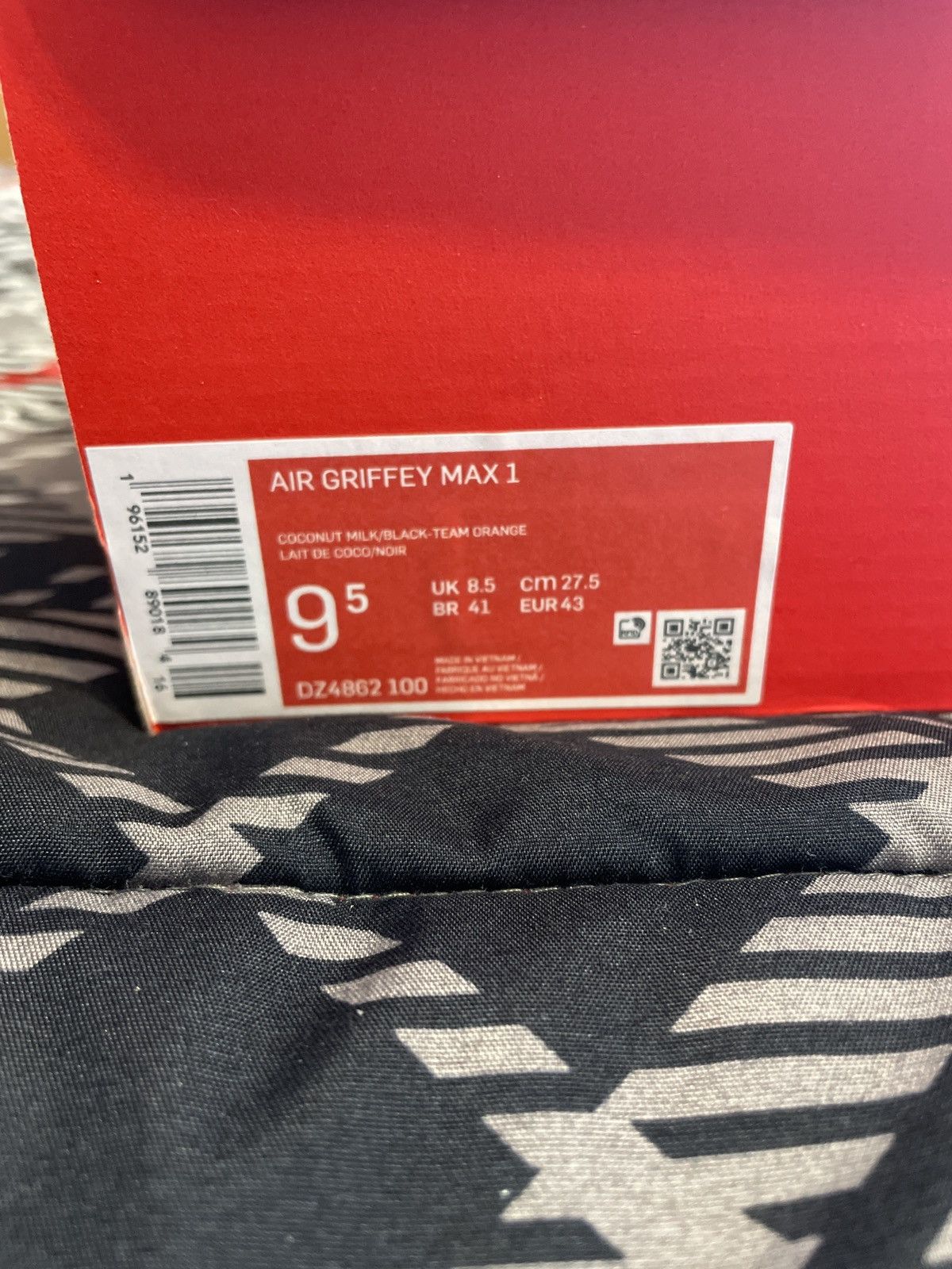 Nike Nike Air Griffey Max 1 San Francisco Colorway Size 9.5 Size US 9.5 / EU 42-43 - 8 Thumbnail