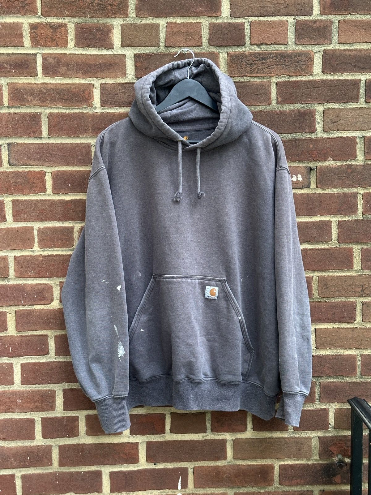Carhartt Distressed Carhartt Pullover Hoodie Sun-Faded Size US XL / EU 56 / 4 - 1 Thumbnail