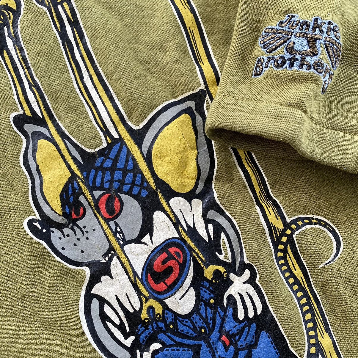 Vintage JUNKIE BROTHERS Vintage LSD Skate Fashion Hoodie Sweater Size US L / EU 52-54 / 3 - 7 Thumbnail