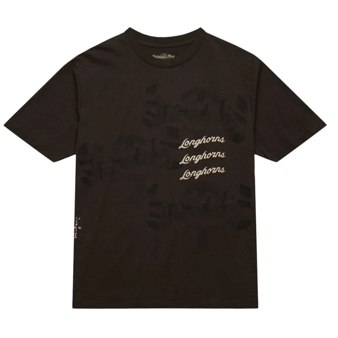 Mitchell & Ness × Travis Scott Travis Scott Michell & Ness Texas Longhorns Seal Tee Size US XL / EU 56 / 4 - 1 Preview
