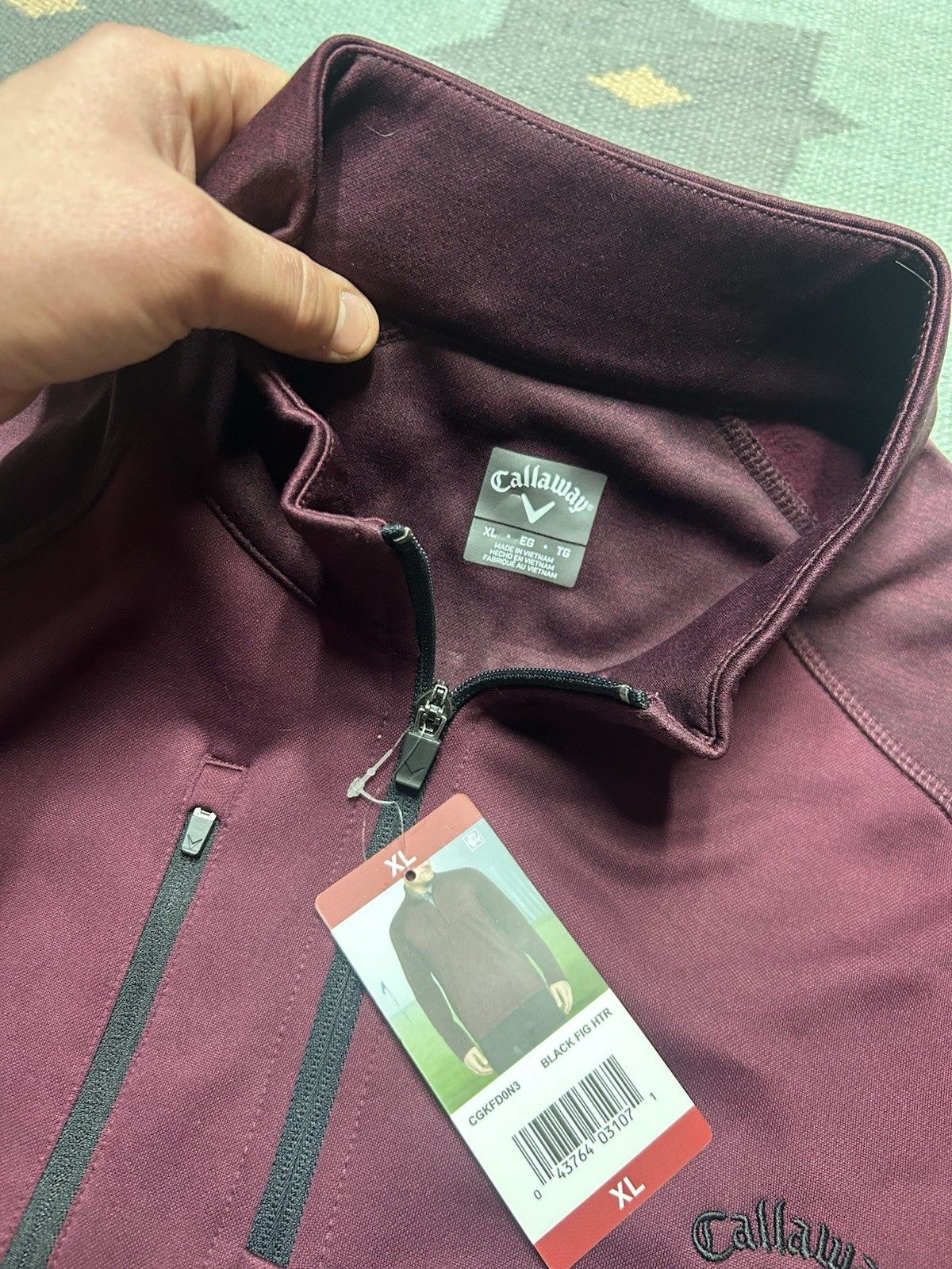 Callaway Callaway golf 1/4 zip pullover sweater shirt UPF50 NWT XL Size US XL / EU 56 / 4 - 6 Thumbnail