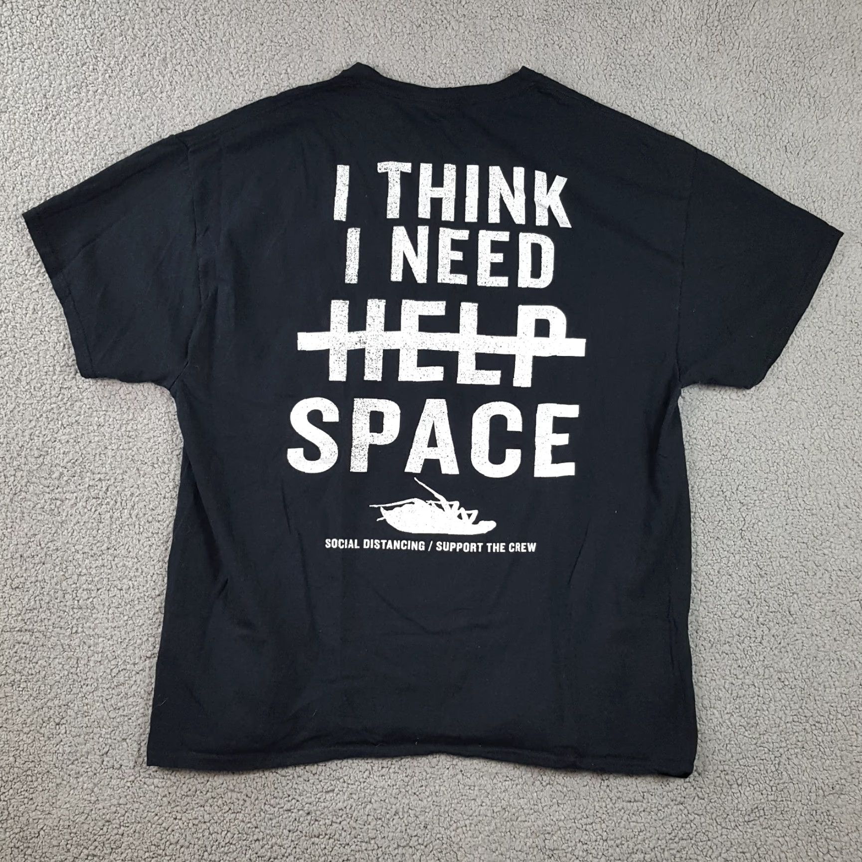 SOMET VINTAGE Papa Roach I Need Some Space Tour T-Shirt Men's XL Black Retro Rock 90s Y2K Size US XL / EU 56 / 4 - 5 Thumbnail