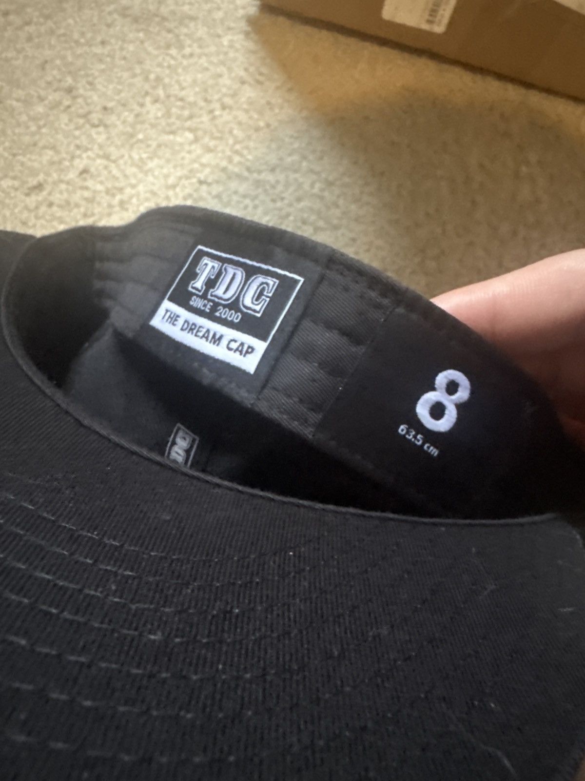 Playboi Carti Playboi Carti YVL Fitted hat RED ON BLACK + Brand New Size ONE SIZE - 6 Thumbnail