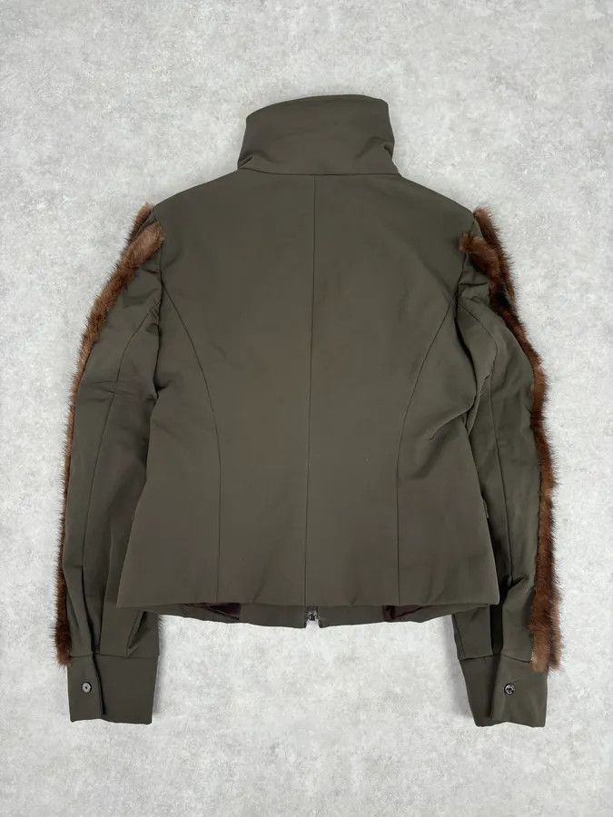 Gianfranco Ferre 2000s Gianfranco Ferré Studio Fur Trim Sleeve Jacket Size M / US 6-8 / IT 42-44 - 7 Thumbnail
