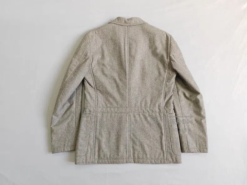 Hermes Hermes Gray 100% Wool Autumn/Winter Flannel Blazer Jacket Size 48R - 6 Thumbnail