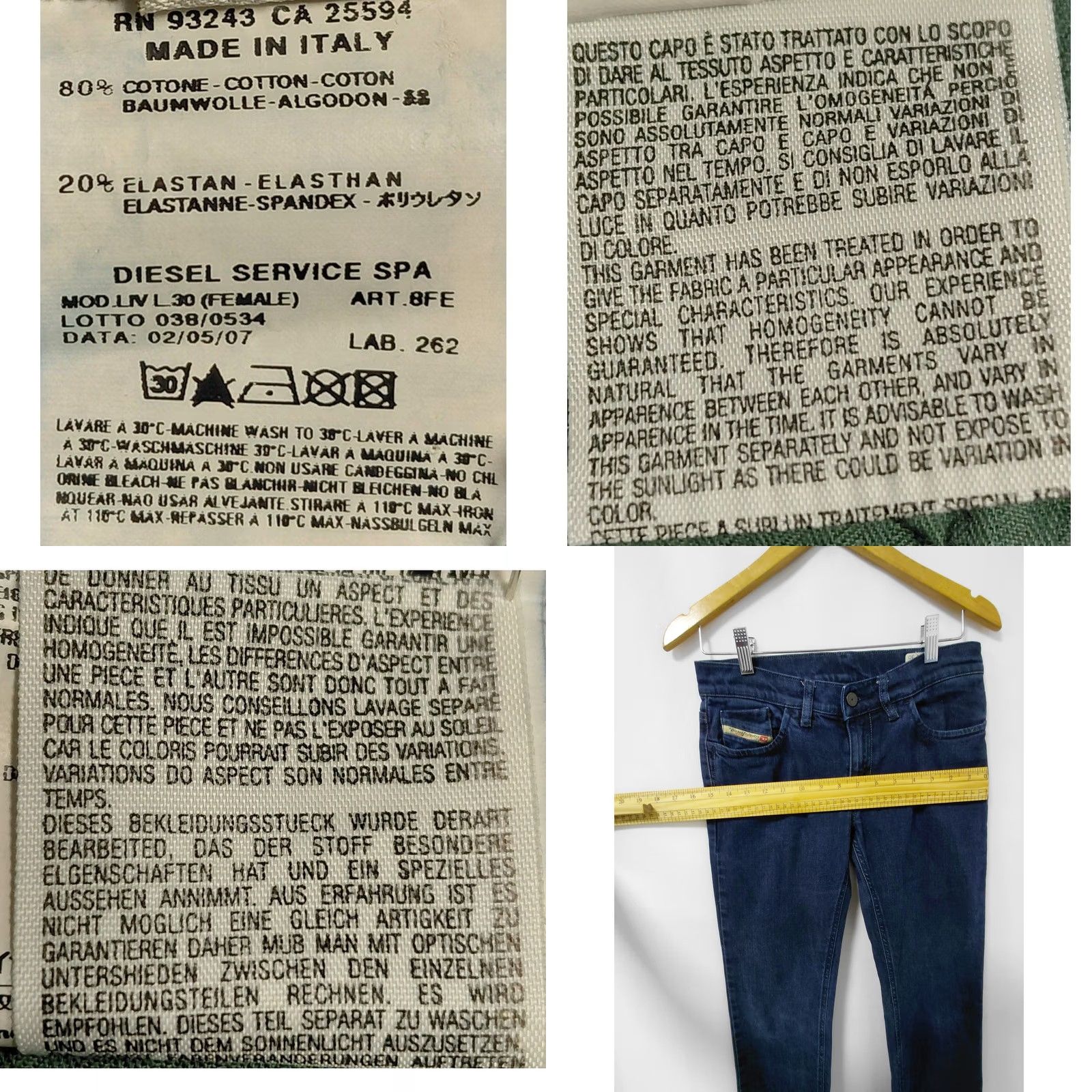 Diesel Diesel LIV Industry Dark Wash Jeans Mid Regular Denim Women Size 28 Size 28" / US 6 / IT 42 - 8 Thumbnail