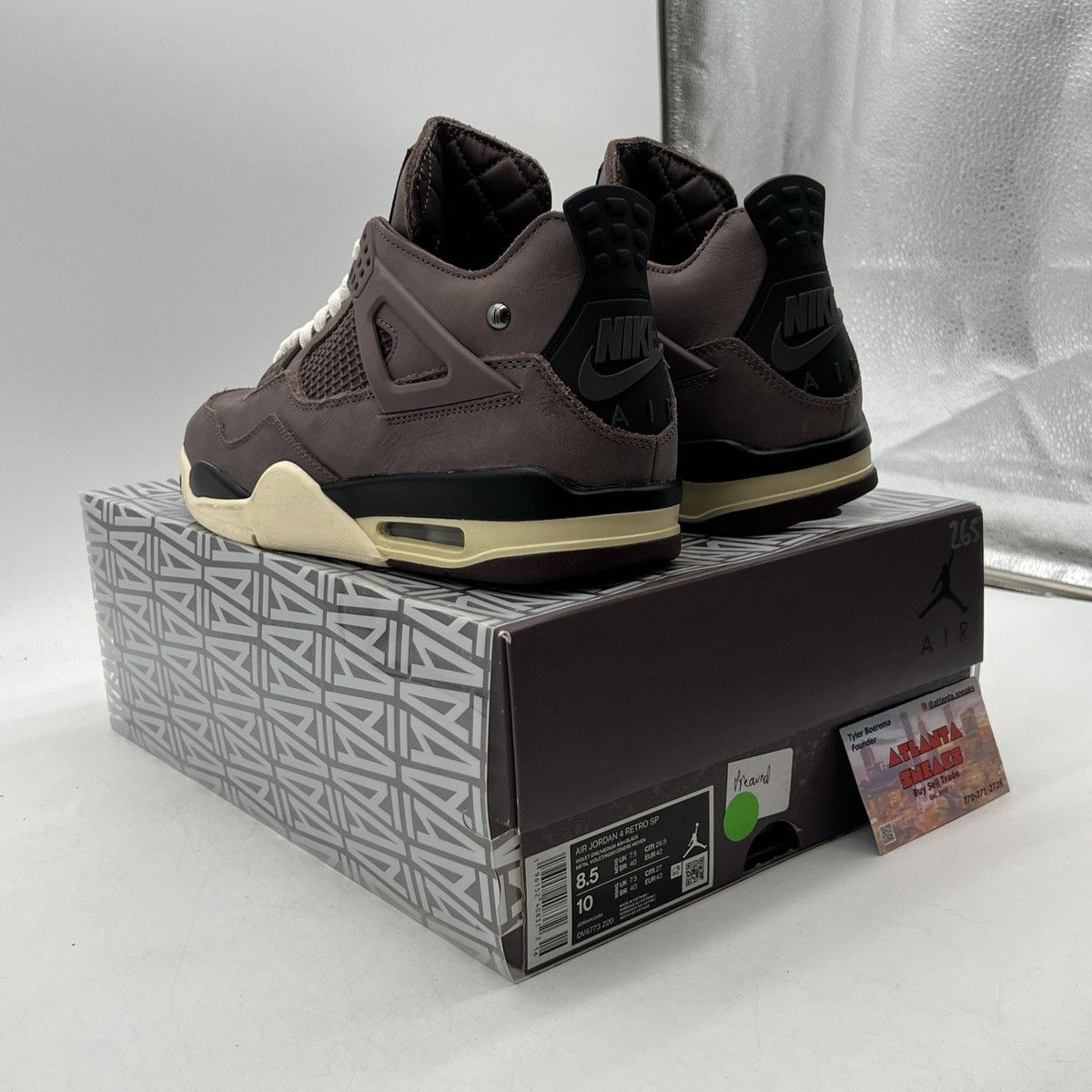 Jordan Brand A Ma Maniére x Air Jordan 4 Violet Ore Size US 8.5 / EU 41-42 - 4 Thumbnail