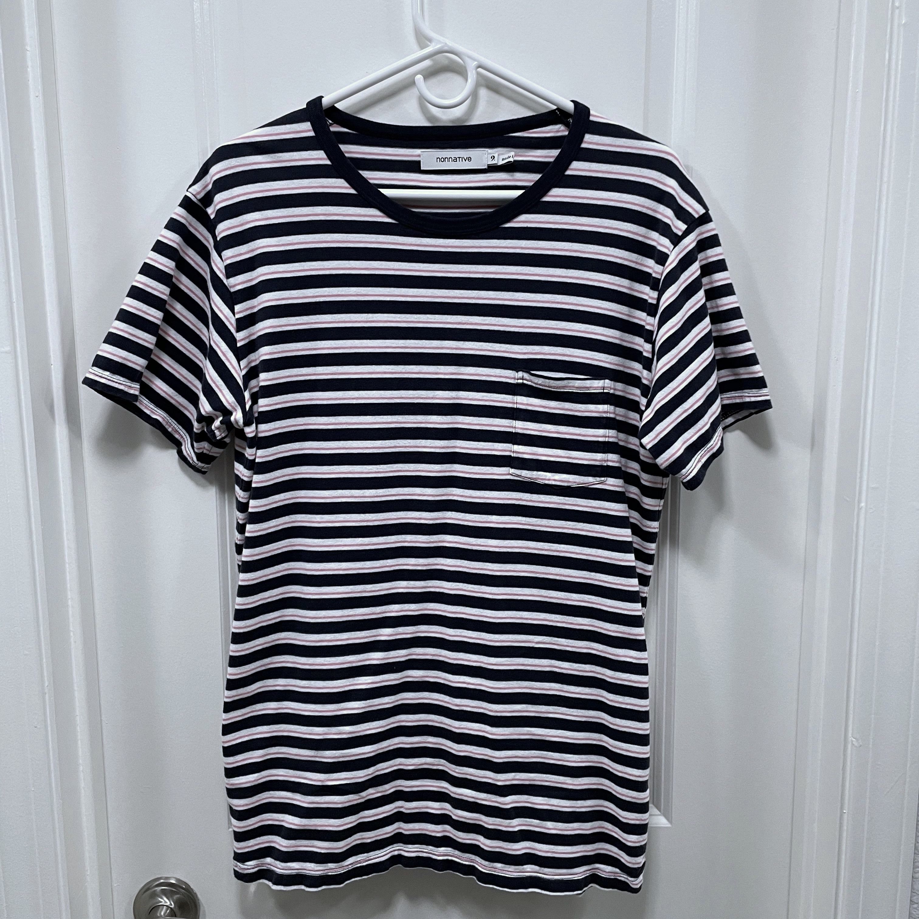 Nonnative Dweller Striped Cotton T-Shirt Size US M / EU 48-50 / 2 - 1 Thumbnail