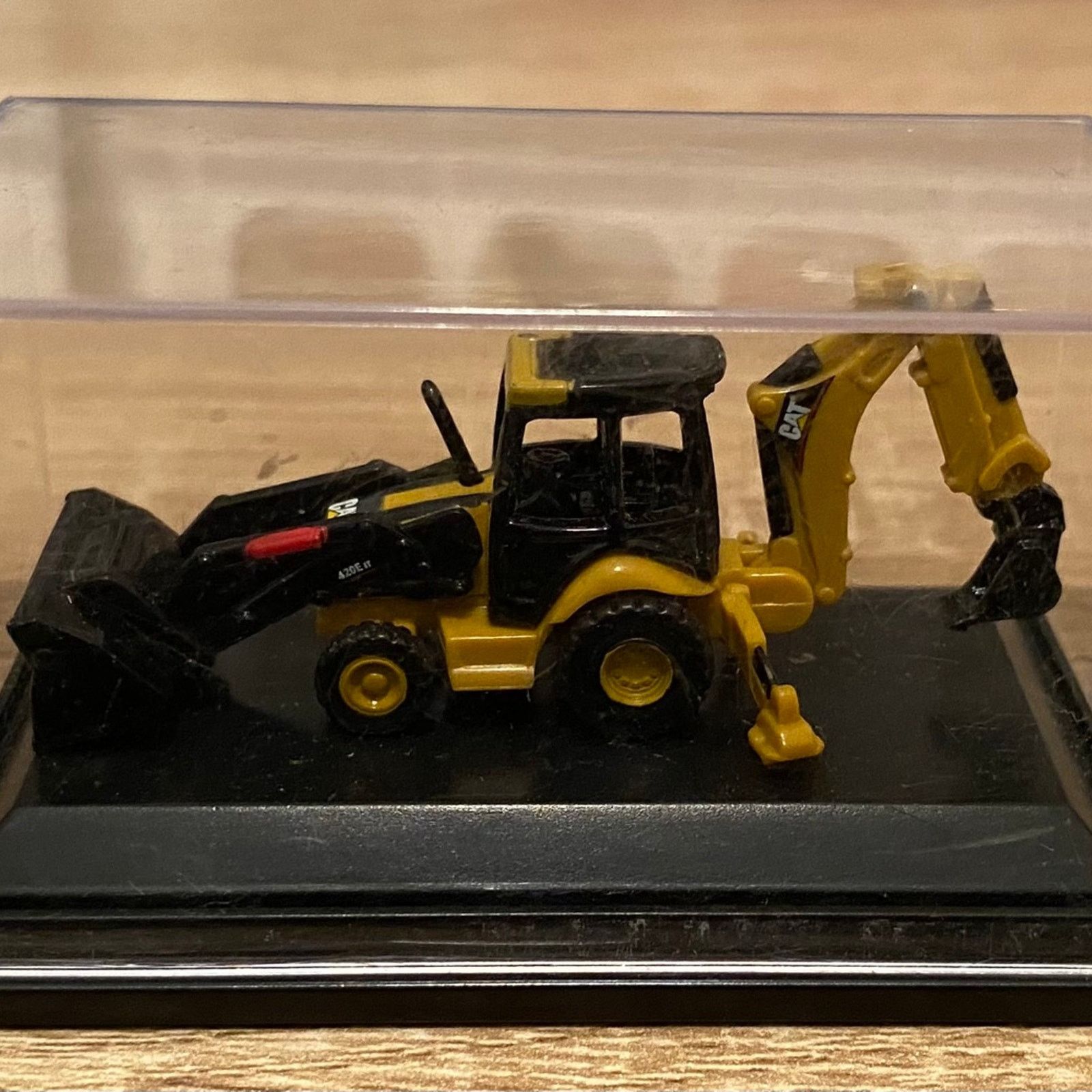 Caterpillar Norscot Caterpillar Cat 420E Backhoe Loader Die Cast Mini Size ONE SIZE - 3 Thumbnail