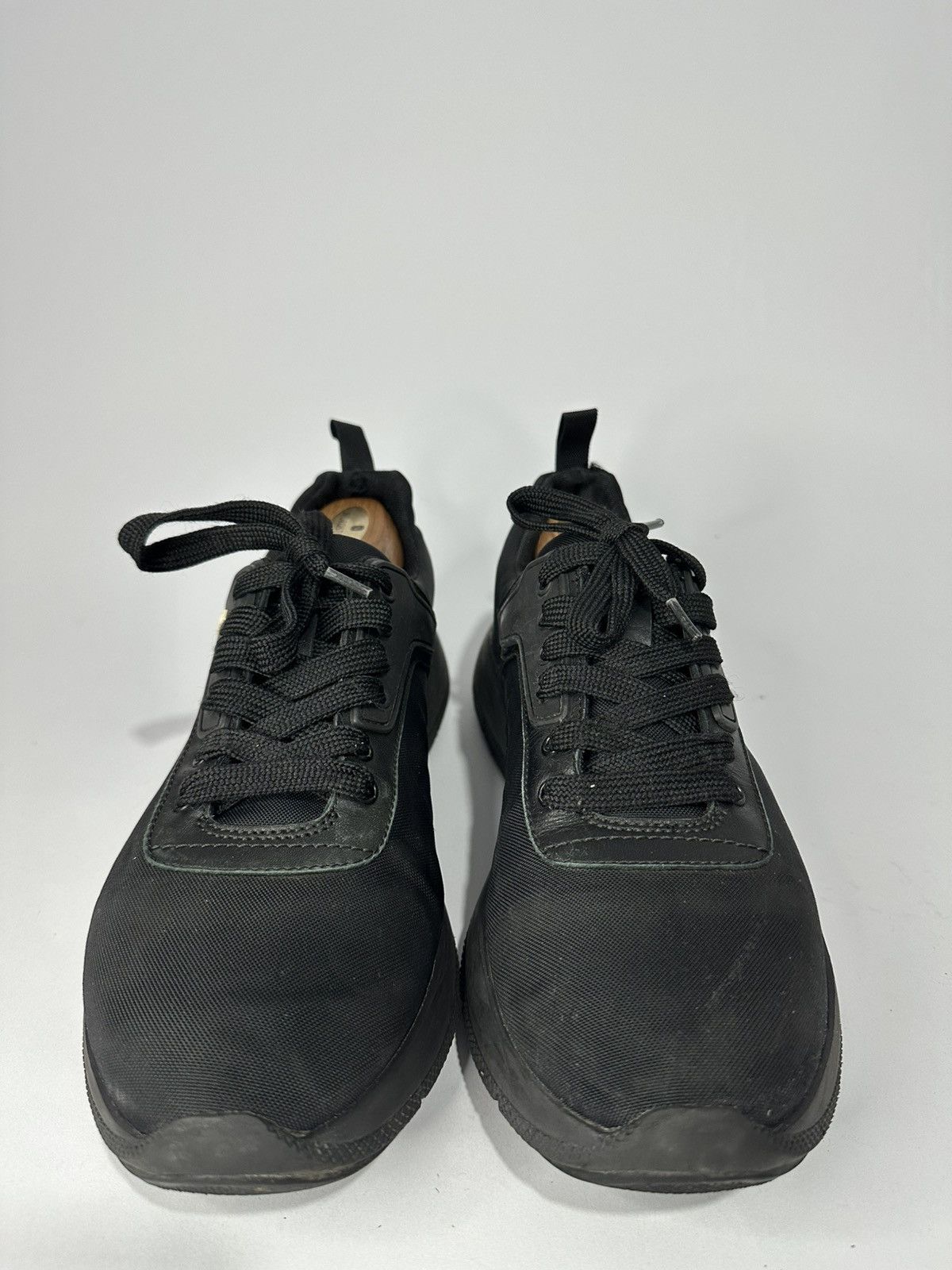 Prada Prada Black Fabric Tech Runners Sneakers. Size US 9.5 / EU 42-43 - 2 Thumbnail