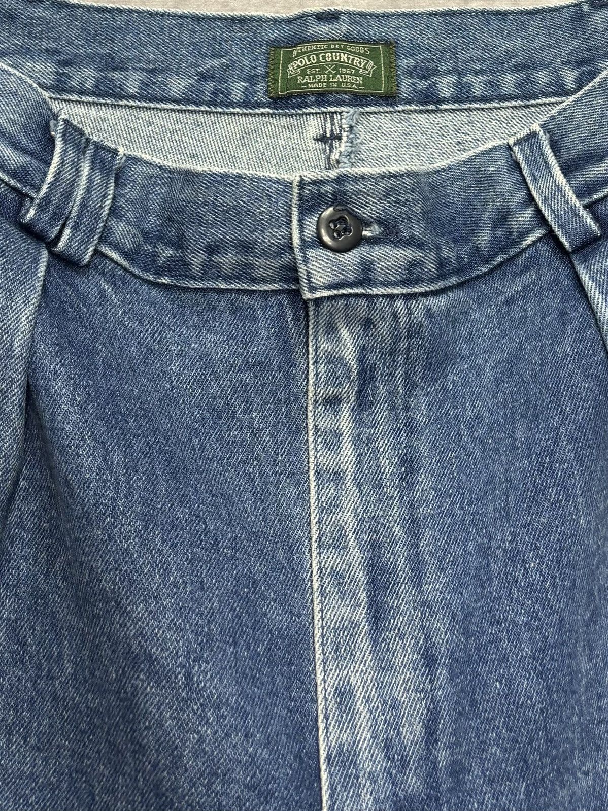 Polo Ralph Lauren 90’s Vintage Polo Ralph Lauren Polo Country Denim Shorts Size US 36 / EU 52 - 2 Thumbnail