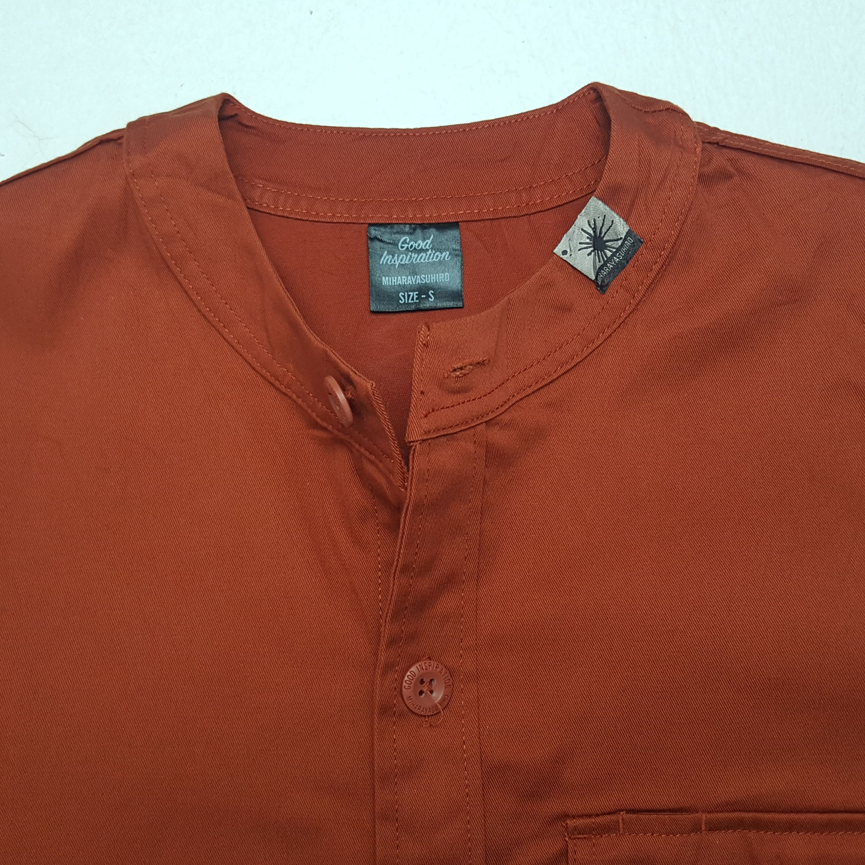Maison MIHARA YASUHIRO × Vintage Vintage Good Inspiration Miharayasuhibo Work Shirt Button Up Size US L / EU 52-54 / 3 - 4 Thumbnail
