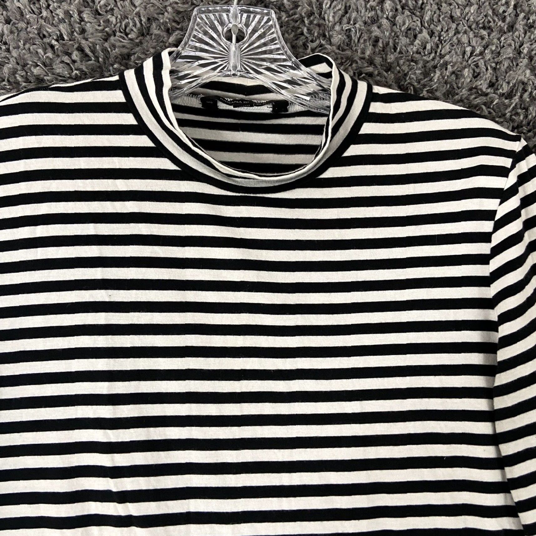 Banana Republic Banana Republic Women's Blouse Short Sleeve Striped Multicolor S Colorful Fashion Size S / US 4 / IT 40 - 4 Thumbnail