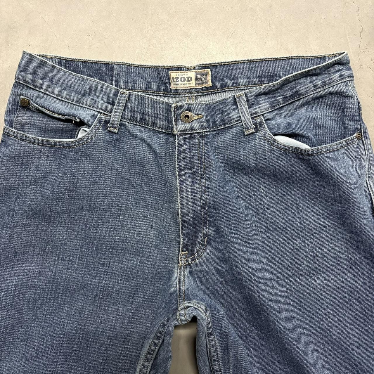 Vintage Crazy Vintage Y2K/2000s Dark Wash Skater Style workwear Denim Jeans! Size US 36 / EU 52 - 4 Thumbnail