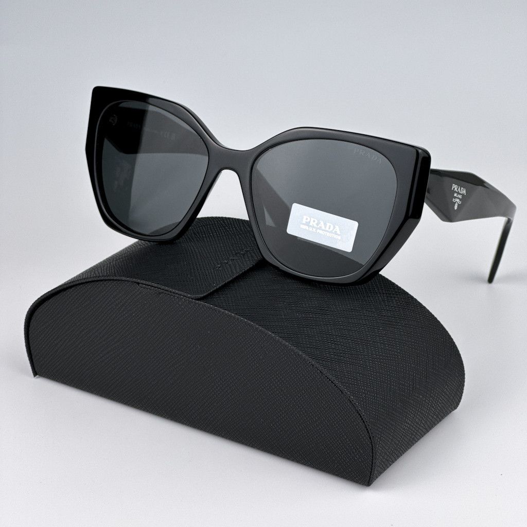 Prada NEW Prada PR19ZS 1AB5S0 Women Cat Eye Sunglasses Size ONE SIZE - 1 Thumbnail