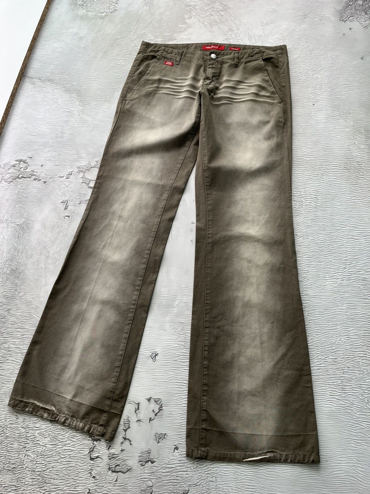 Miss Sixty Rare Miss Sixty Wide Leg Y2K Pants If Six Was Nine Beige Size 30" / US 8 / IT 44 - 2 Thumbnail