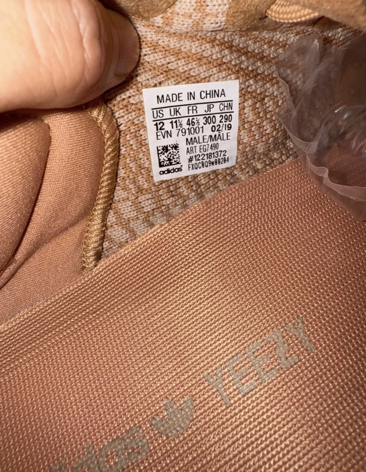 Adidas Adidas Yeezy 350 Clay EG7490 K37 Size US 11.5 / EU 44-45 - 7 Thumbnail