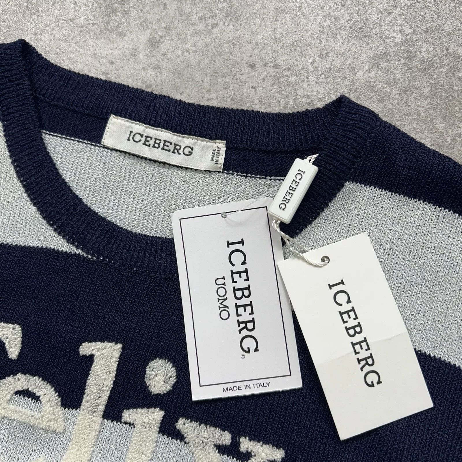 Iceberg × Vintage DEADSTOCK ICEBERG FELIX THE CAT KNIT SWEATER RAYON ACRYLIC Size US S / EU 44-46 / 1 - 5 Thumbnail