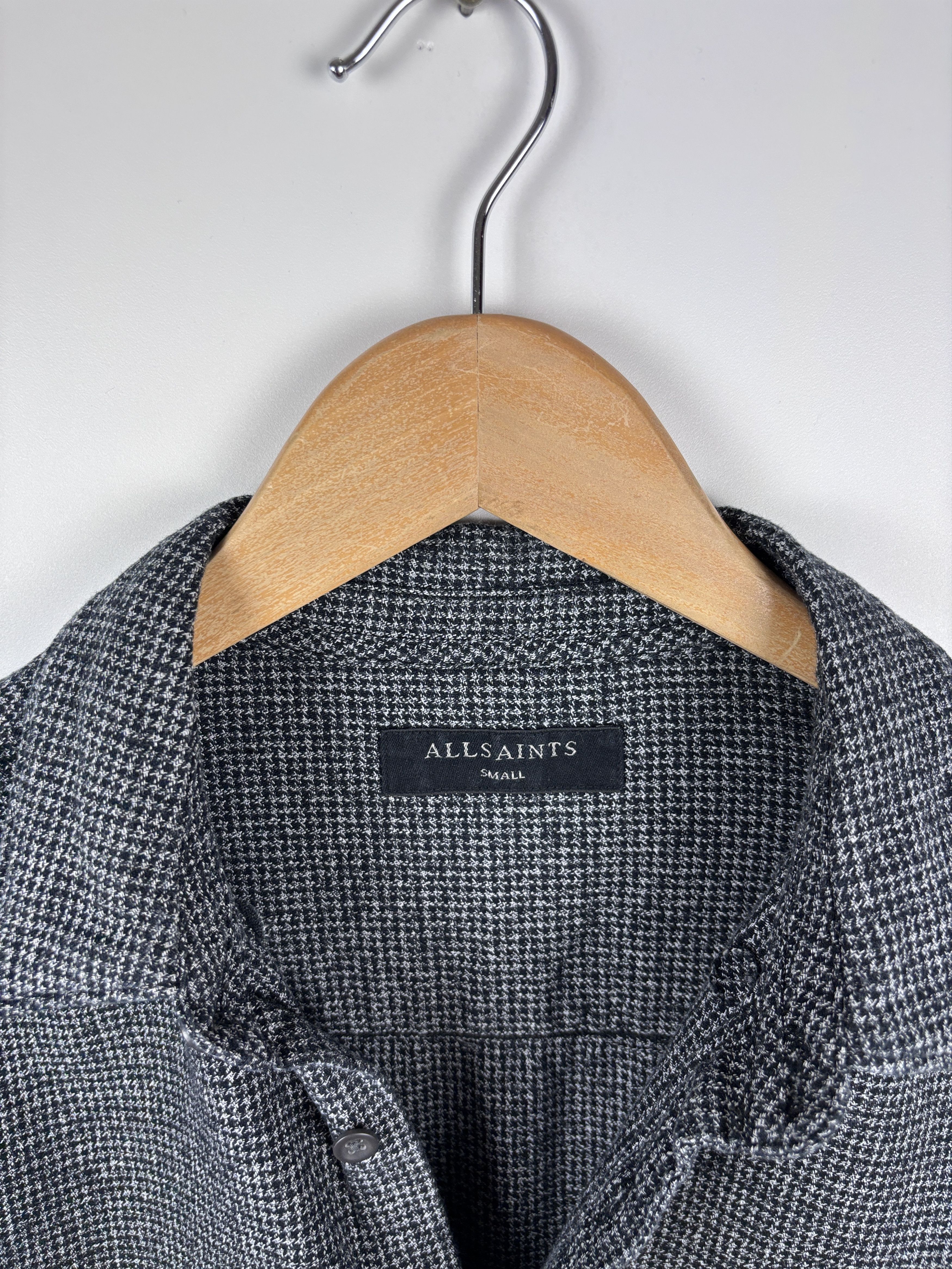 Allsaints All Saints Blackshear LS Button Up Long Sleeve Shirt Gray S Size US S / EU 44-46 / 1 - 7 Thumbnail