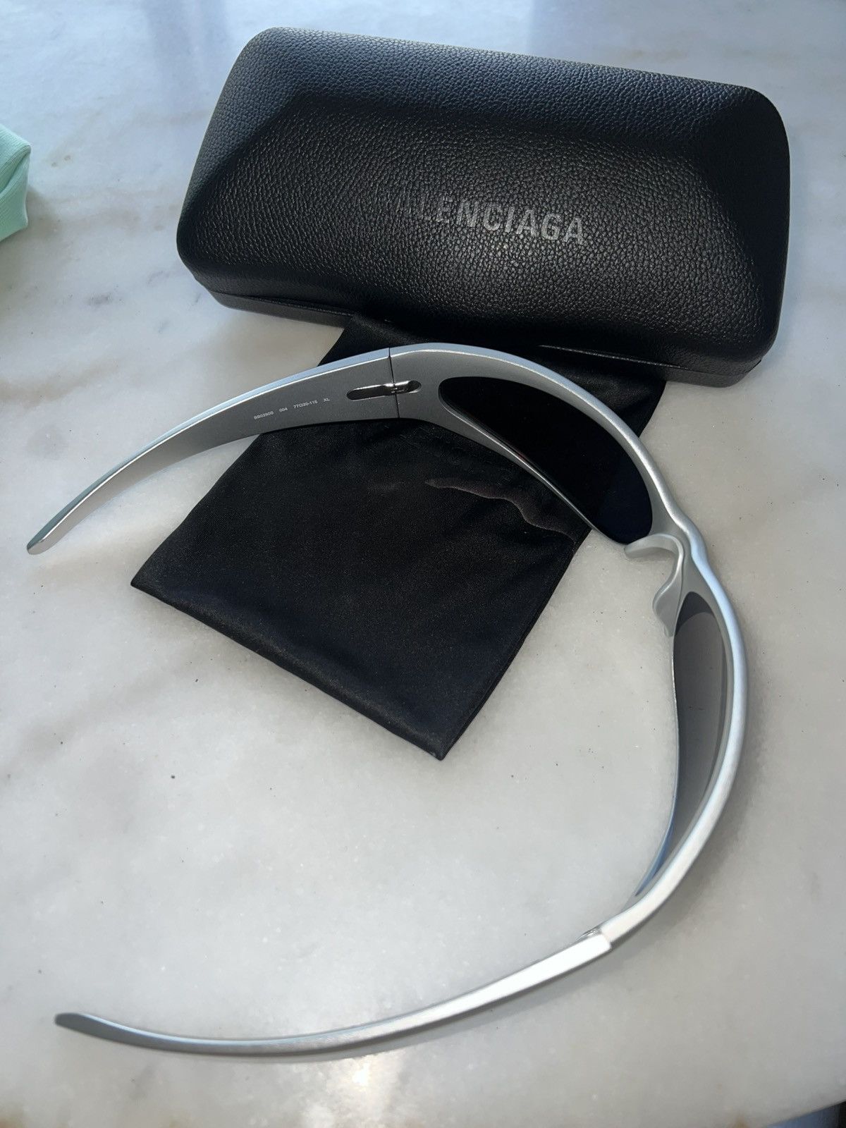 Balenciaga Balenciaga Reverse XPANDER 2.0 Silver/Mirror Sunglasses Size ONE SIZE - 5 Thumbnail