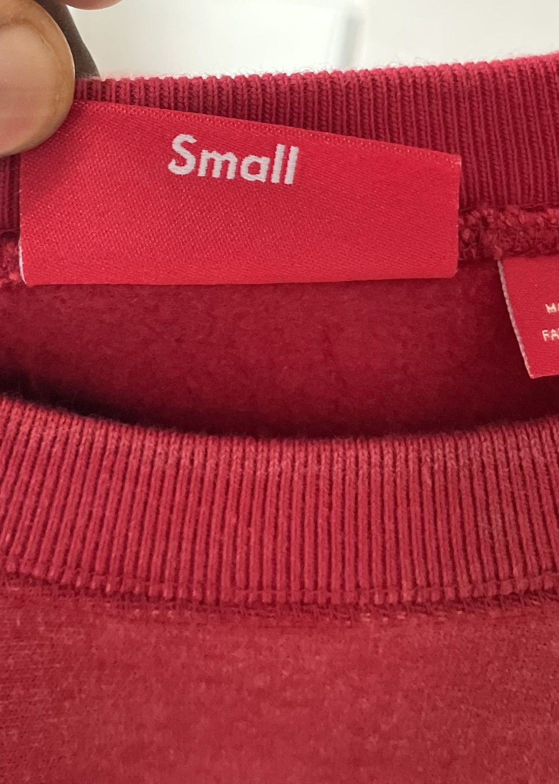 Supreme Supreme Washed Box Log Crewneck Size US S / EU 44-46 / 1 - 5 Thumbnail