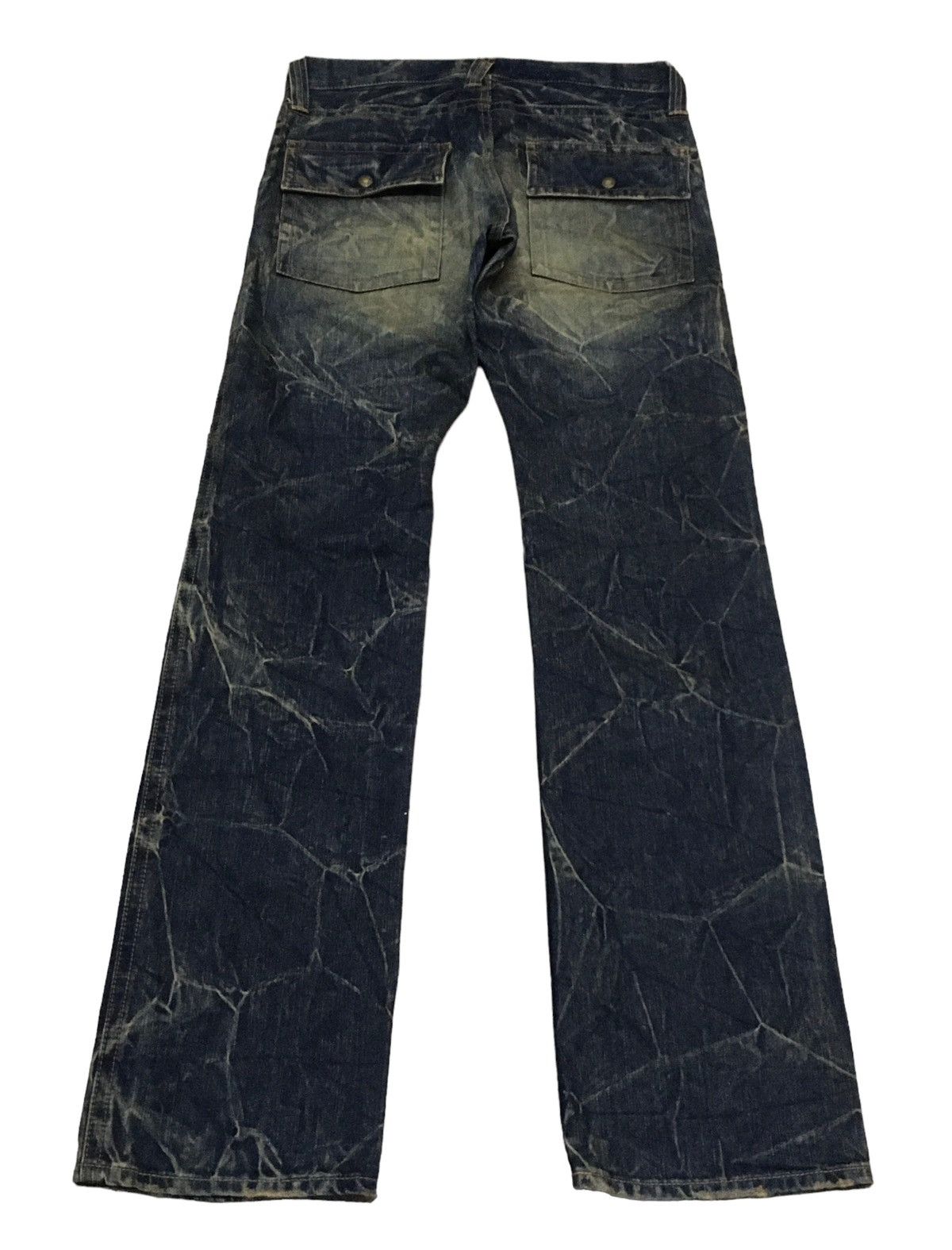 Japanese Brand Rare Design Vintage Brand Blue Way Bust Pants Jeans 1990s Size US 34 / EU 50 - 2 Thumbnail