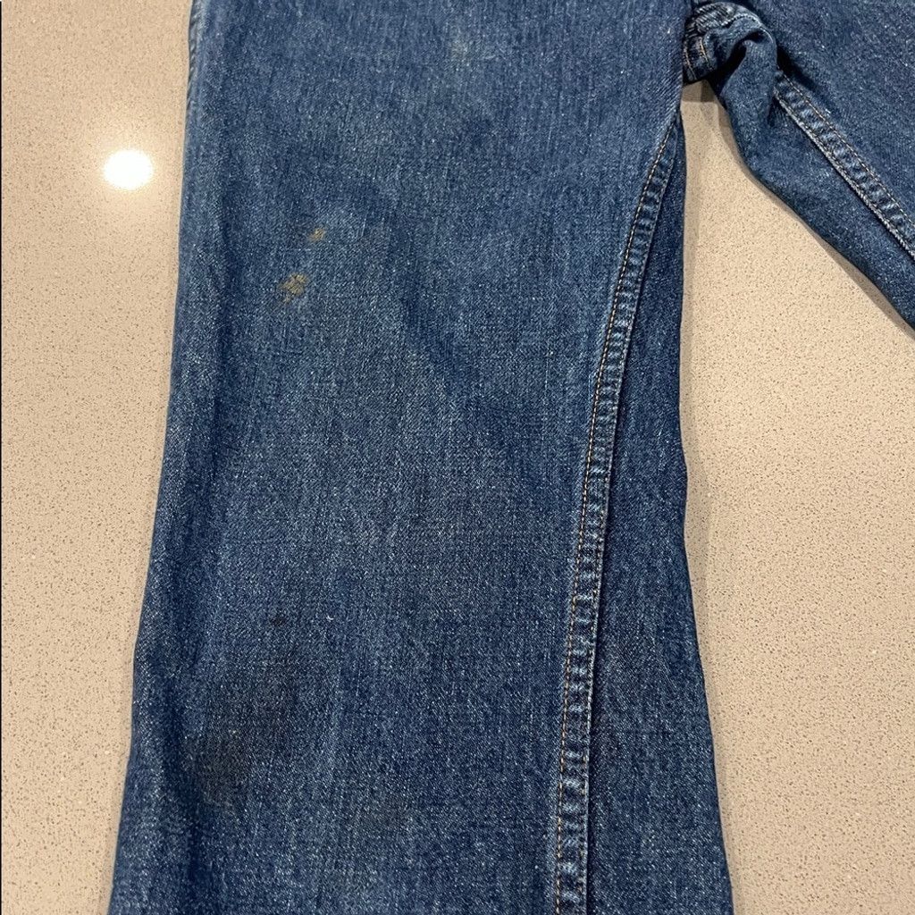 Sears Vintage 70’s Sears Dark Blue Bootcut Women’s Jeans Size 30" / US 8 / IT 44 - 5 Thumbnail