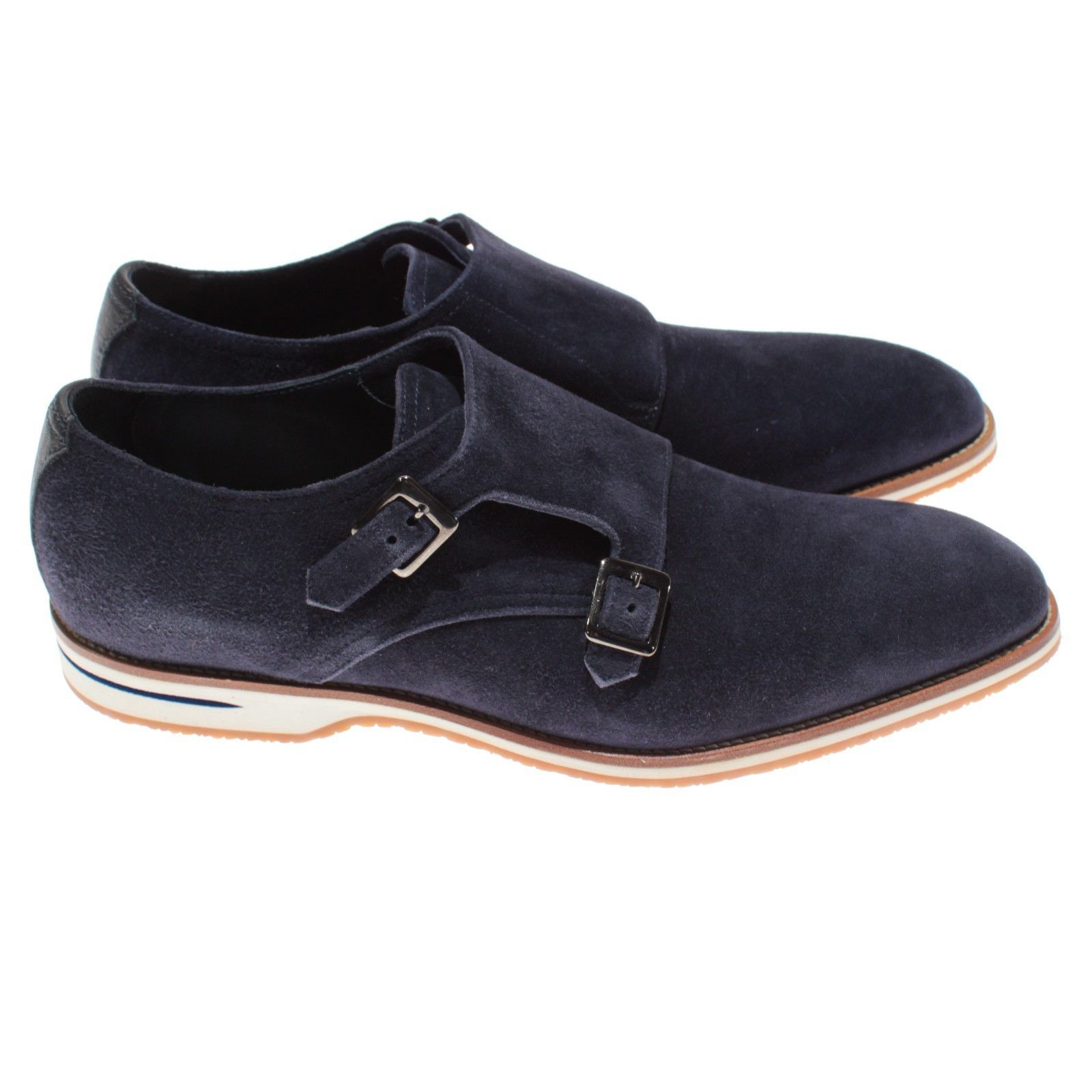 Zelli Zelli NWB Legerra Double Monk Strap Suede Dress Shoes Size 9 Size US 9 / EU 42 - 3 Thumbnail