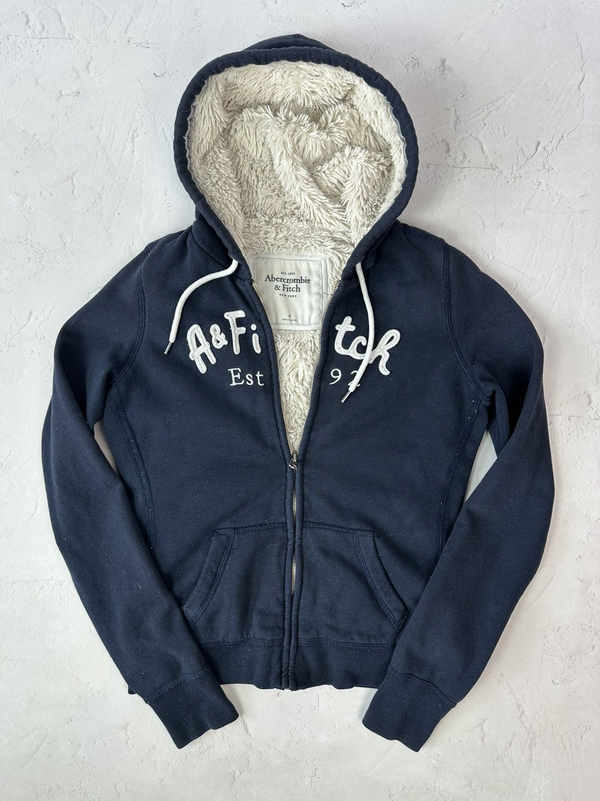 If Six Was Nine Y2K Abercrombie & Fitch If Six Was Nine Style Zip Fur Hoodie Size M / US 6-8 / IT 42-44 - 1 Thumbnail