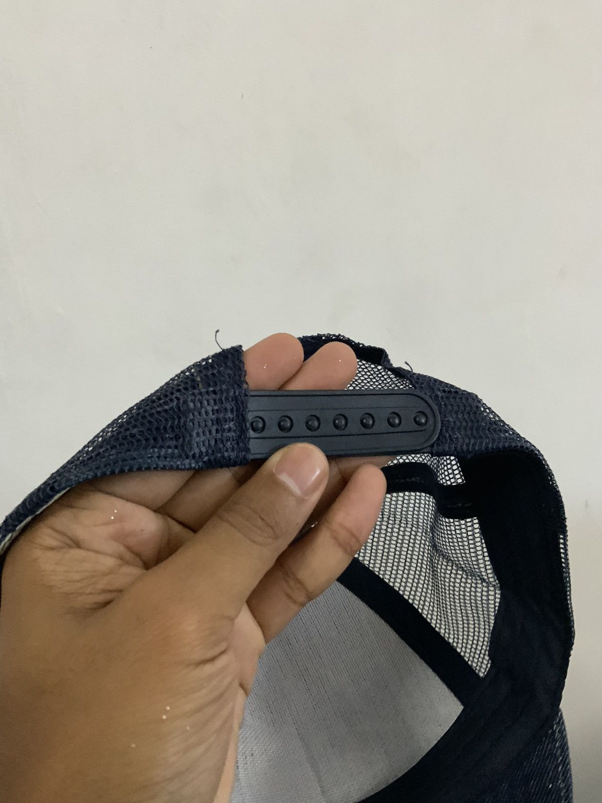 Hat Club Collage Indigo Denim Trucker Hat Size ONE SIZE - 9 Thumbnail