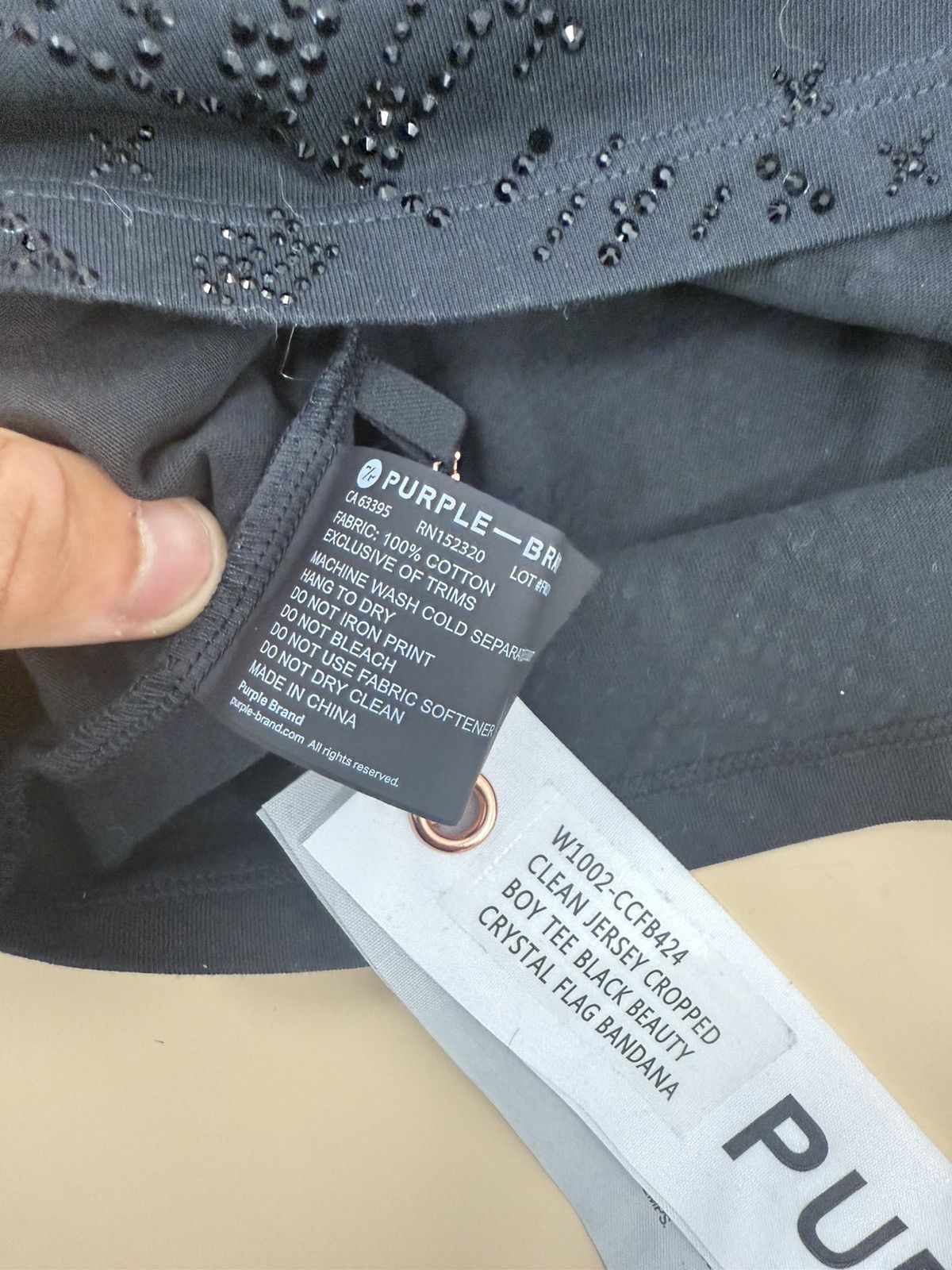 Other Purple Brand Crystal Clean Jersey Size S / US 4 / IT 40 - 4 Thumbnail