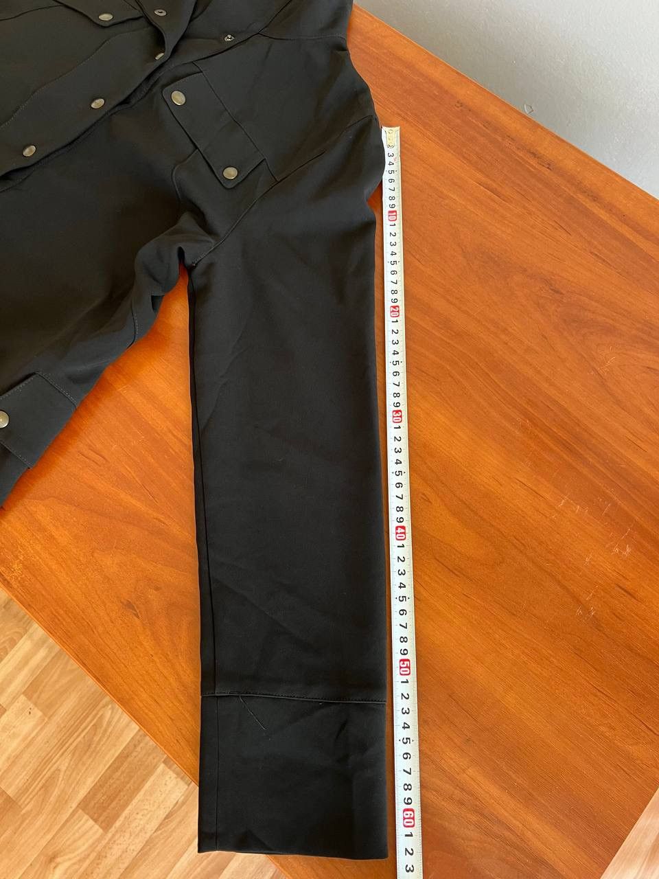 Sarah Pacini SARAH PACINI BLACK WOMAN SOLID BUTTON BLAZER BELTED JACKET L Size L / US 10 / IT 46 - 16 Thumbnail