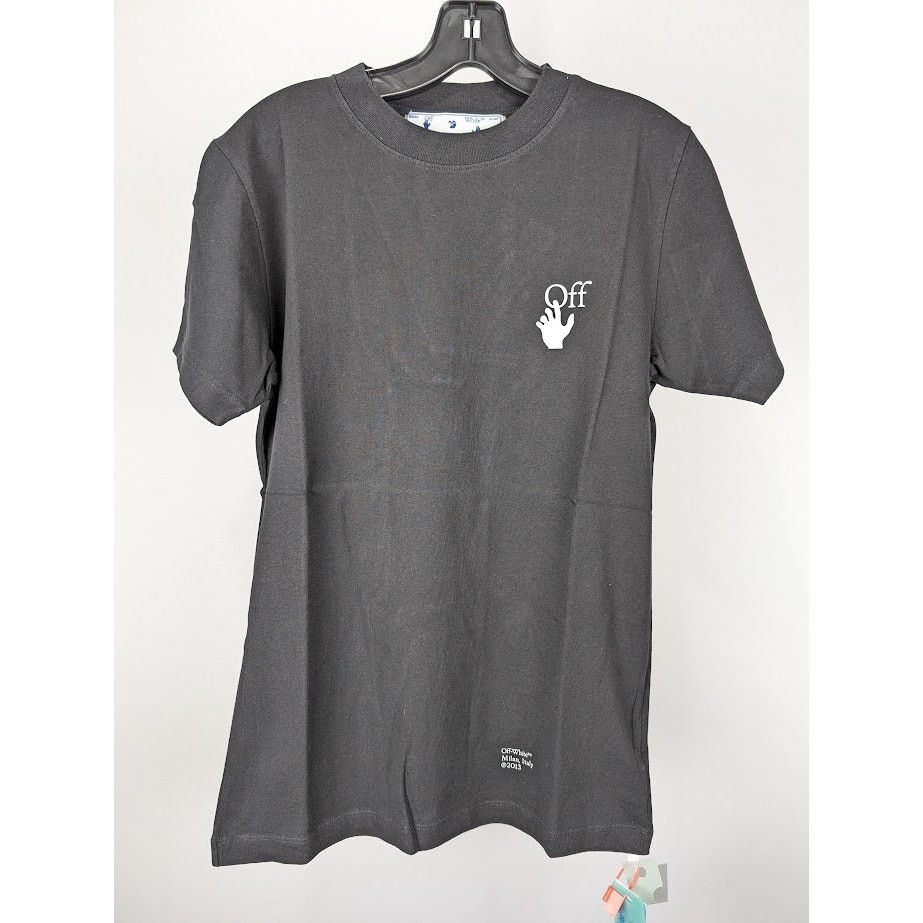 Off-White o1rshd1 Q:2 / Carav Arrow S/S Slim Tee in Black/White Size US XS / EU 42 / 0 - 4 Thumbnail