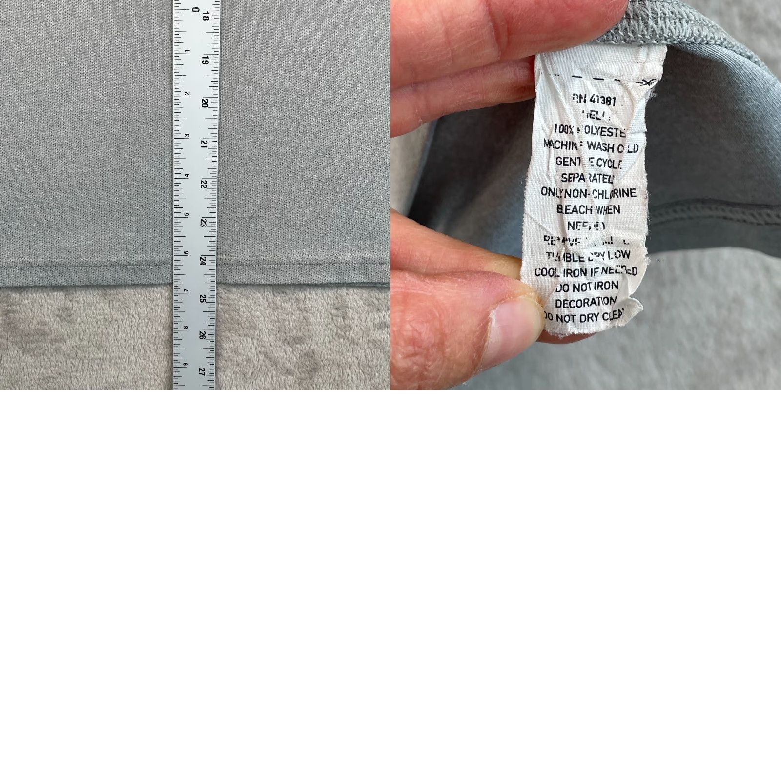 Vintage Polo Ralph Lauren Sport Performance T Shirt Men Medium Gray Chest Logo Wicking Size US M / EU 48-50 / 2 - 8 Thumbnail
