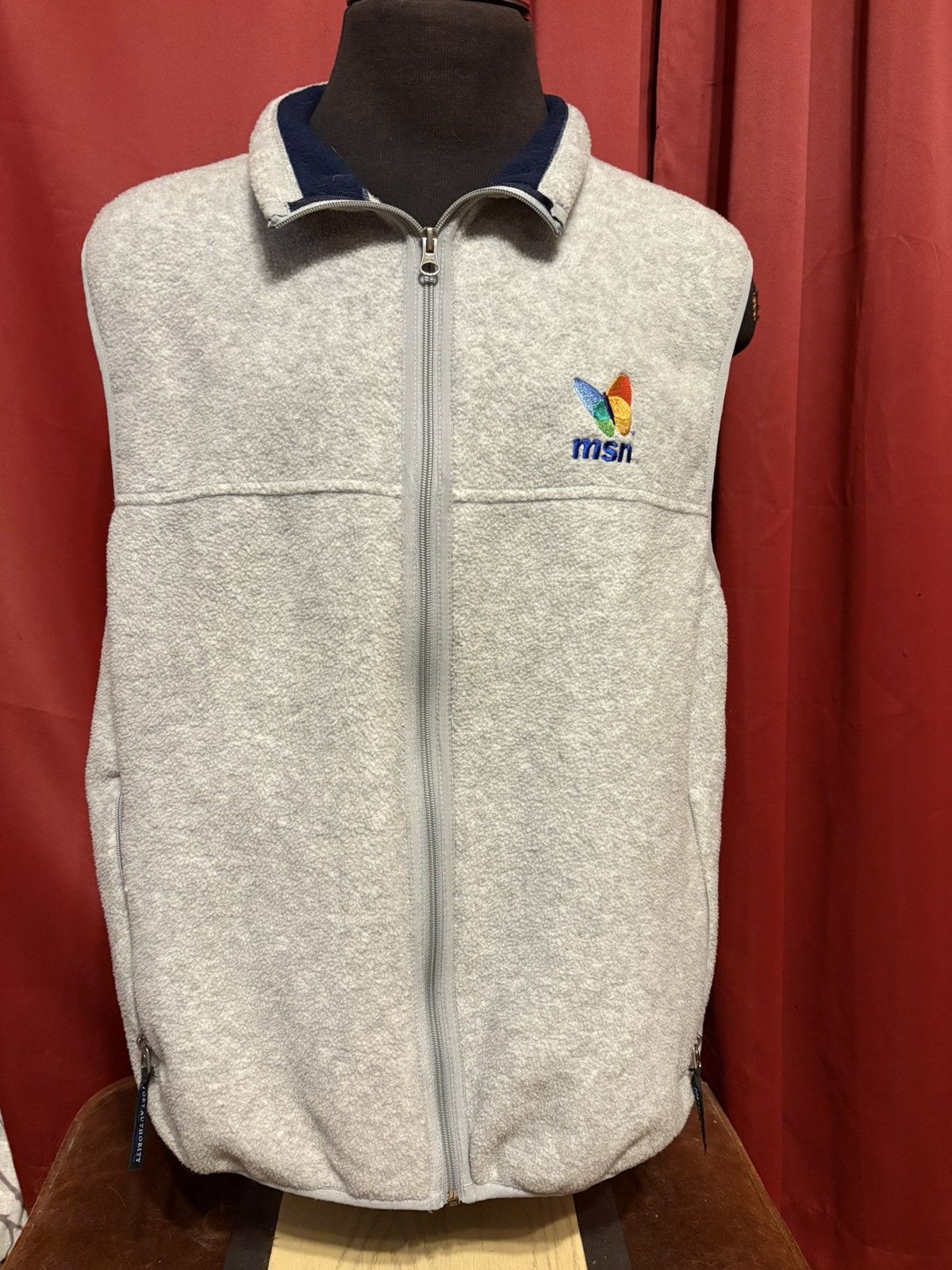 Vintage Vintage MSN Messenger Vest 90s Microsoft Computer Geek Grail Size US XXL / EU 58 / 5 - 2 Thumbnail