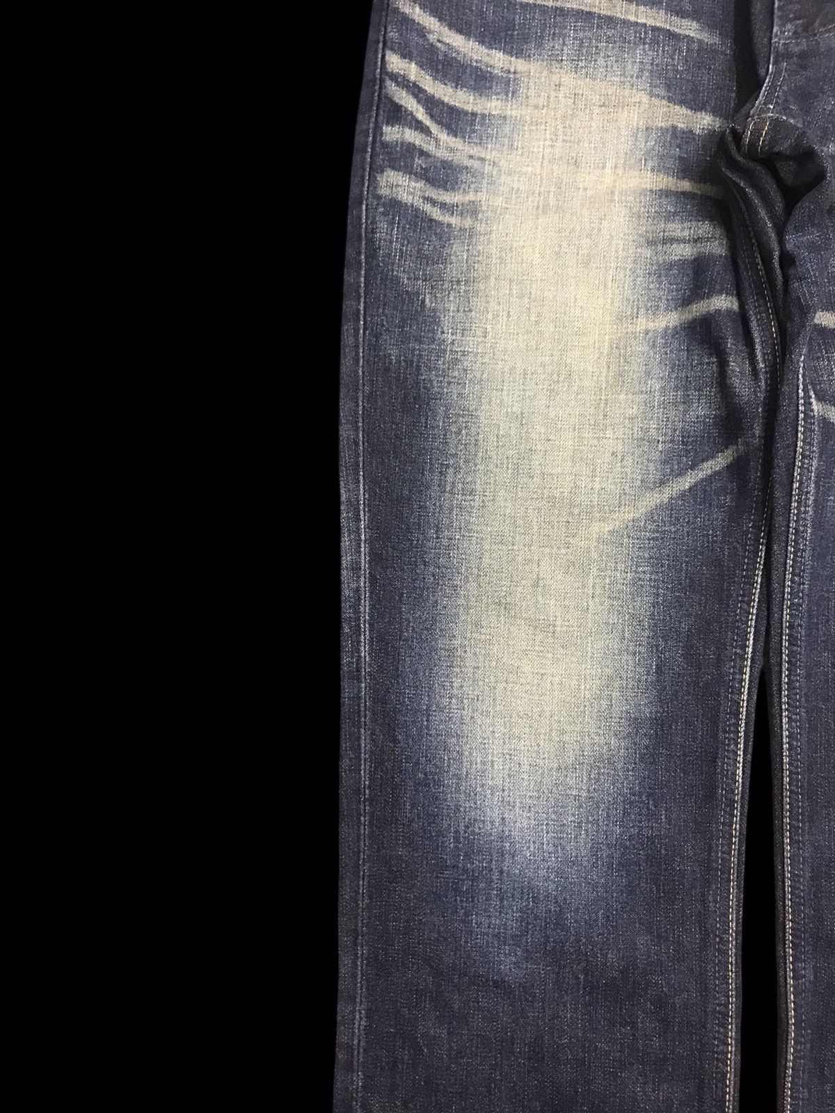 Vintage × Wrangler 💥Wrangler Stunning Stylish Rusty Wash Faded Denim F146 Size US 34 / EU 50 - 6 Thumbnail