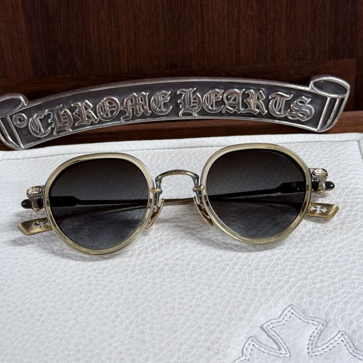 Chrome Hearts Chrome Hearts SEX T-9 Sunglasses Size ONE SIZE - 1 Thumbnail