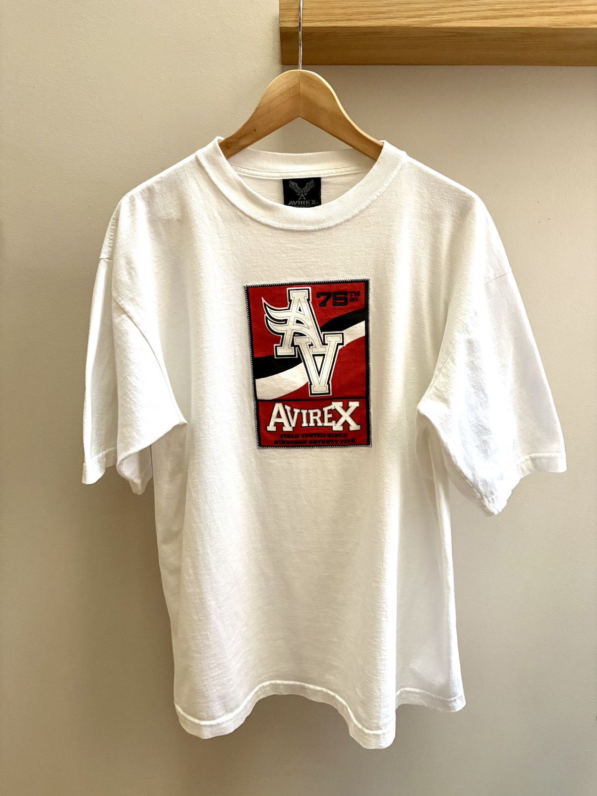 Avirex Avirex VTG Y2K 1975 flagship logo t-shirt L/XL Size US XL / EU 56 / 4 - 1 Thumbnail