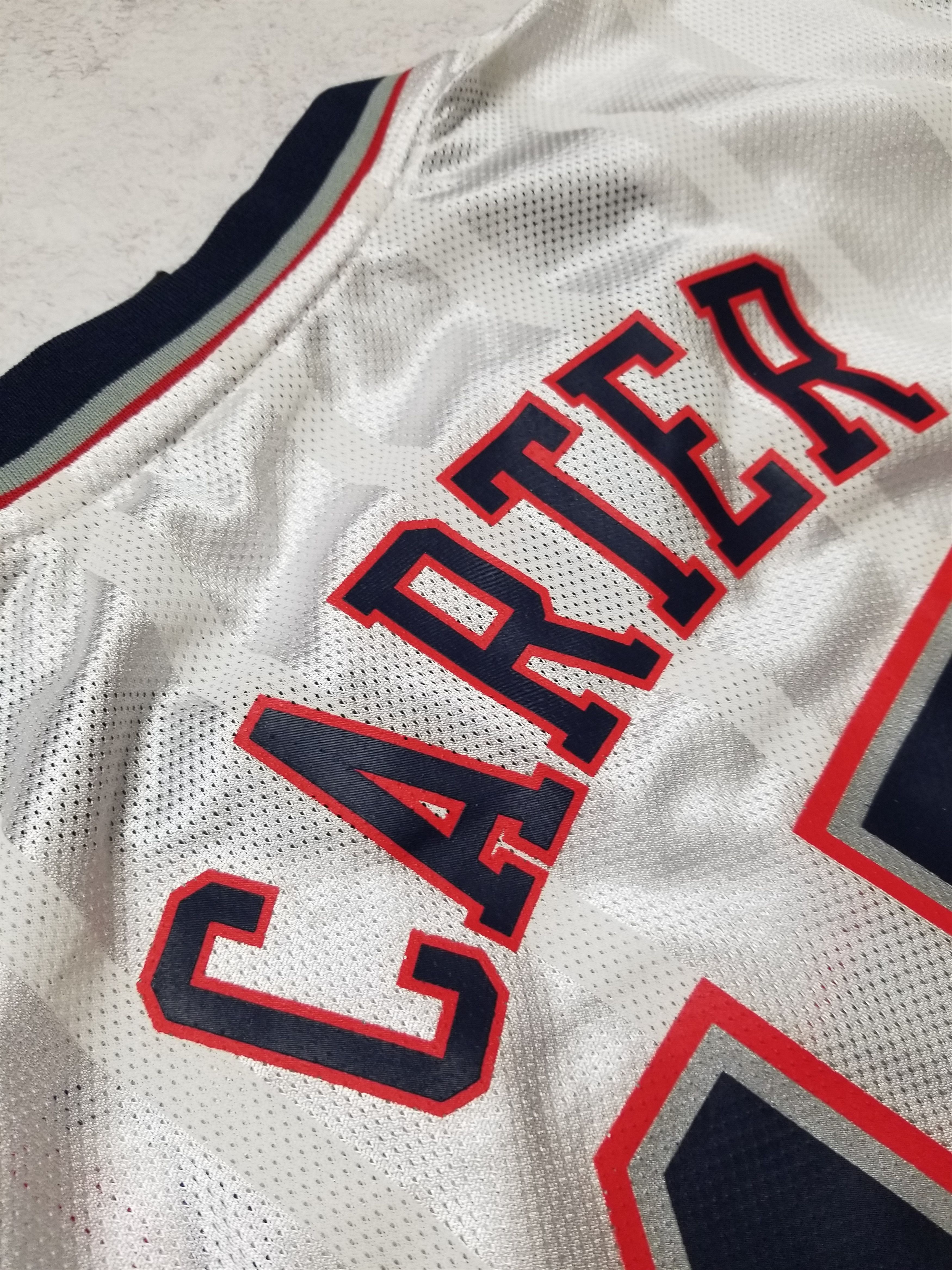 Reebok Reebok Brooklyn Nets #15 Vince Carter NBA Jersey Size US XXL / EU 58 / 5 - 3 Thumbnail