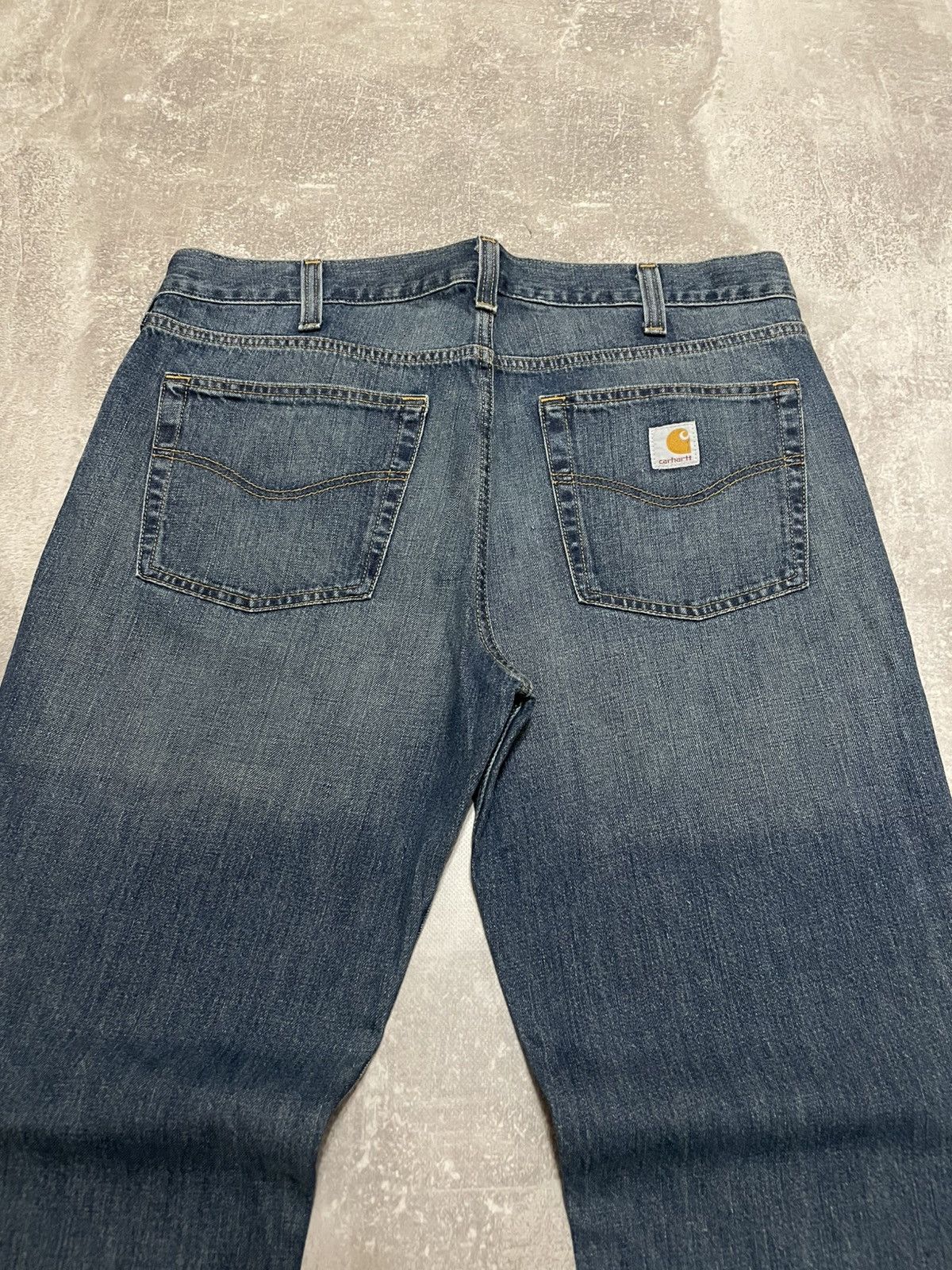 Carhartt × Vintage Vintage Carhartt Denim Relaxed Jeans 36/34 Size US 36 / EU 52 - 2 Thumbnail