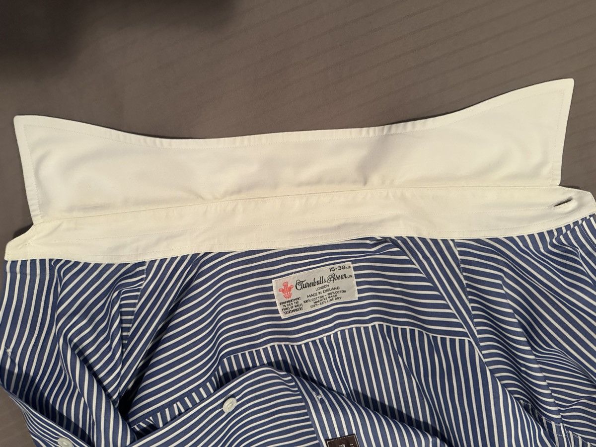 Turnbull & Asser Banker Stripe (15/38) Size US M / EU 48-50 / 2 - 7 Thumbnail