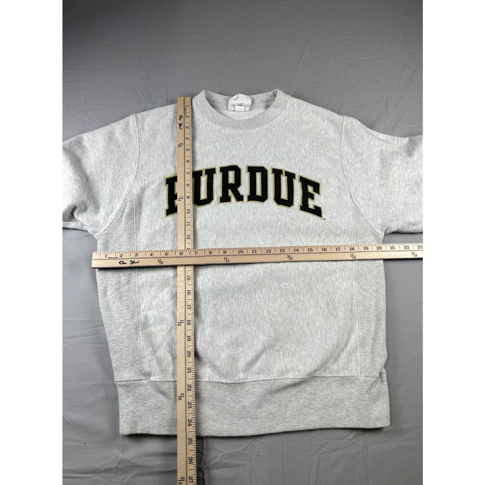 Champion VINTAGE Champion Reverse Weave Purdue Boilermakers Sweatshirt Mens Small Gray Size US S / EU 44-46 / 1 - 5 Thumbnail