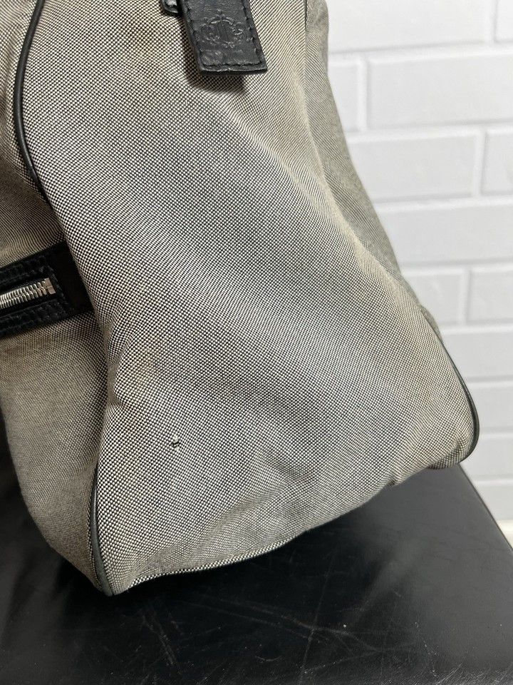 Dior CHRISTIAN DIOR Fabric/Leather Large Bag Gray/Black Size ONE SIZE - 8 Thumbnail
