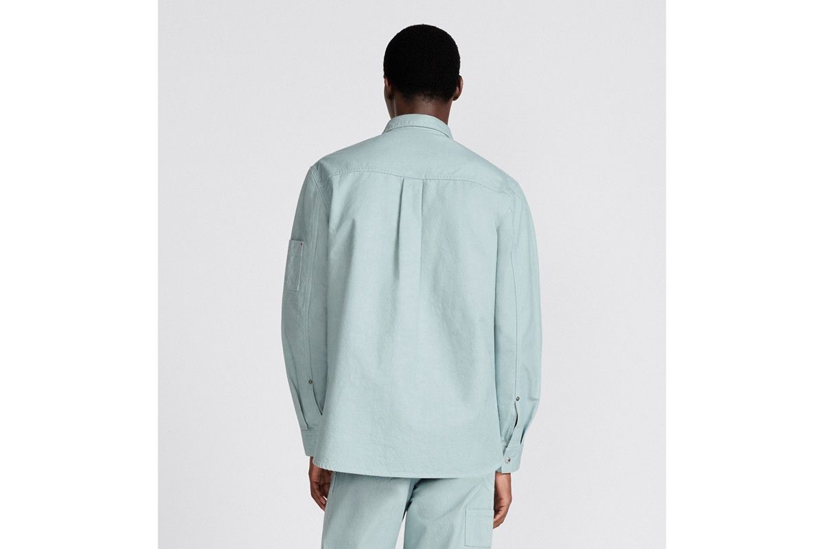 Dior o1bcso1str0226 Couture Overshirt in Blue Size US M / EU 48-50 / 2 - 6 Thumbnail