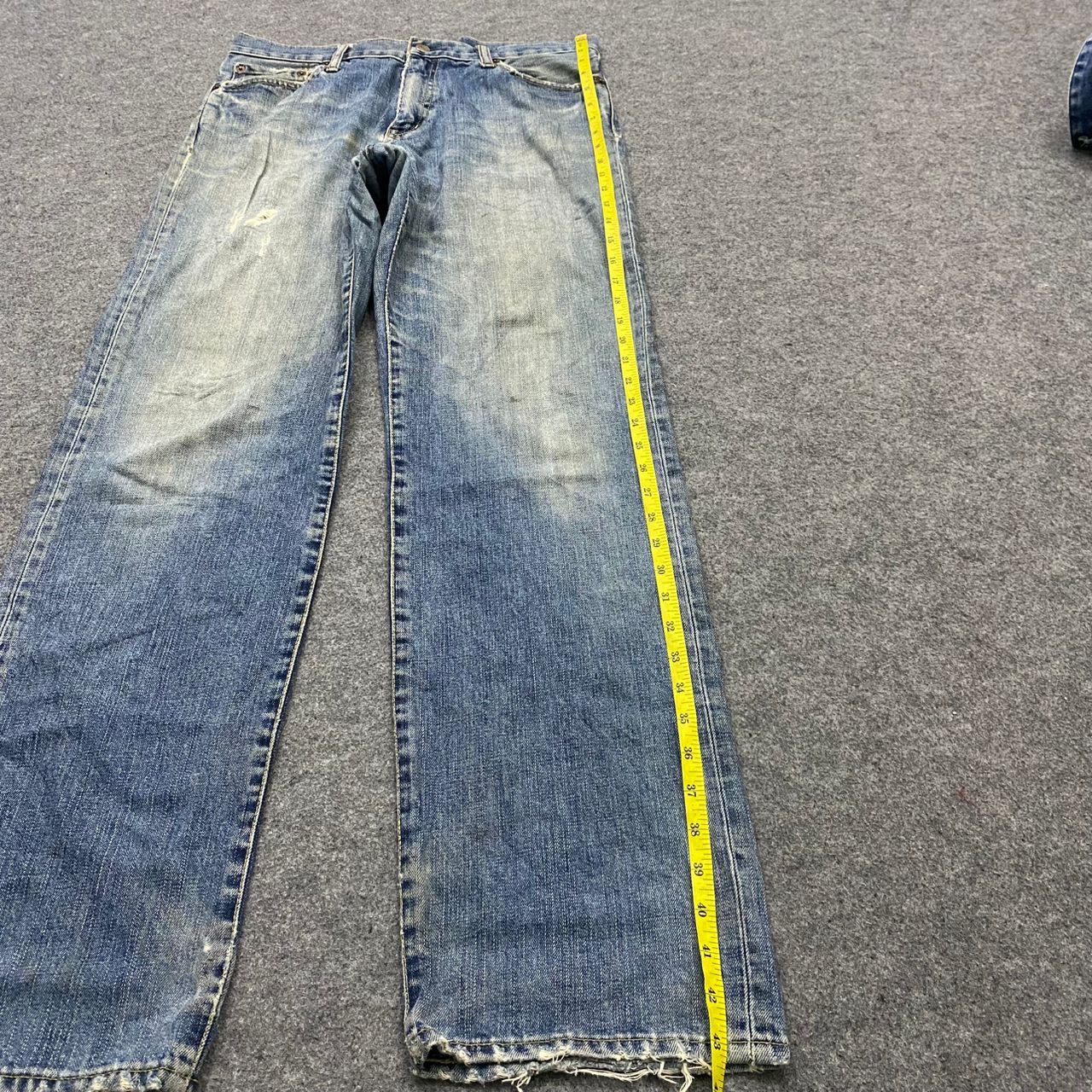 Japanese Brand 💥Best Offer💥Vintage Uniqlo Distressed Denim Size US 34 / EU 50 - 3 Thumbnail