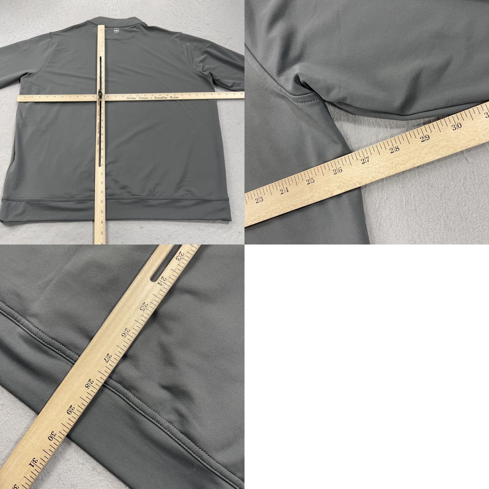 Peter Millar Peter Millar Jacket Mens 2XL Gray Stretch Perth Performance Golf 1/4 Quarter Zip Shirt Mens 2XL Gray Stretch Perth Sports Golf Size US XXL / EU 58 / 5 - 8 Thumbnail